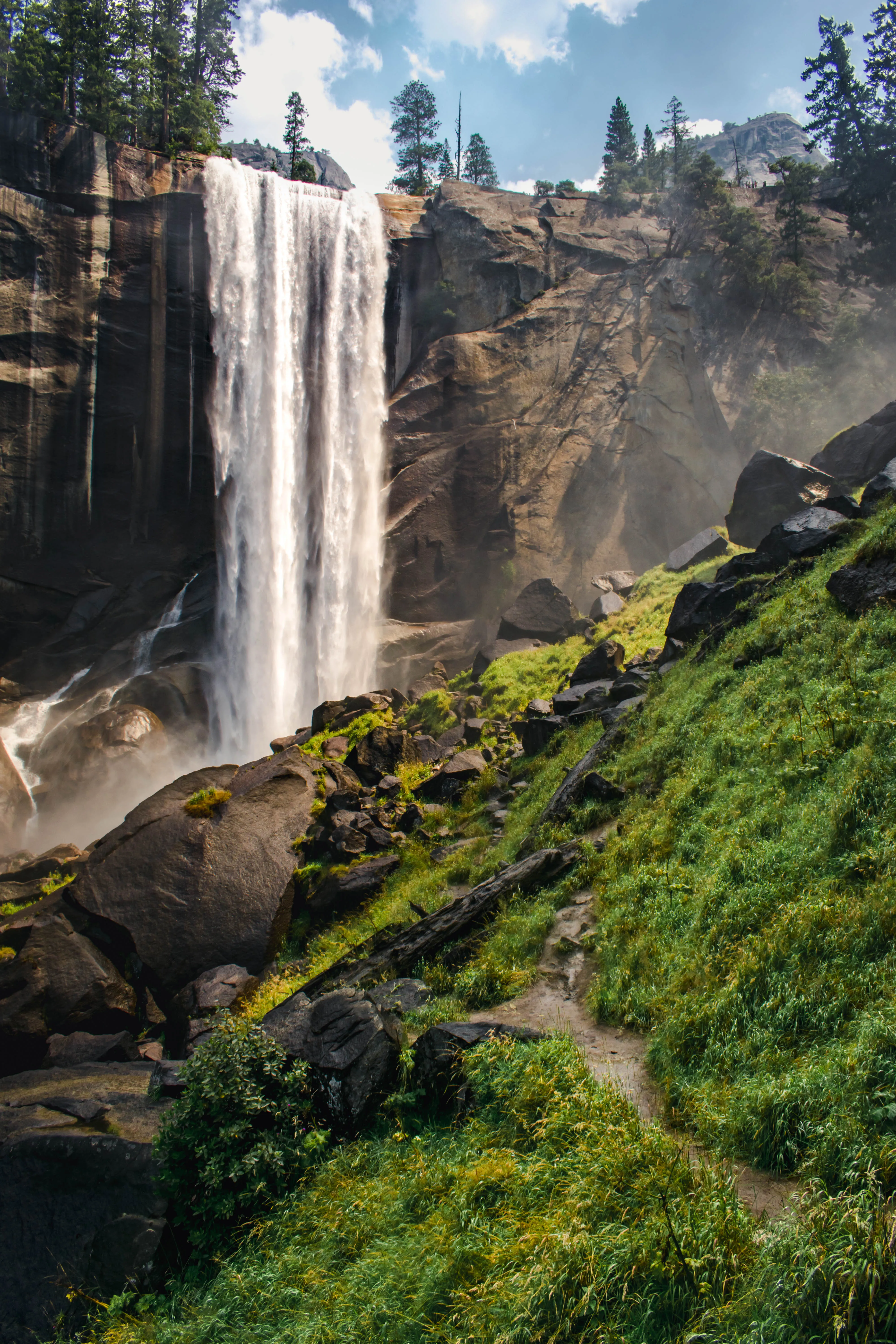 Vernal & Nevada Falls via Happy Isles
