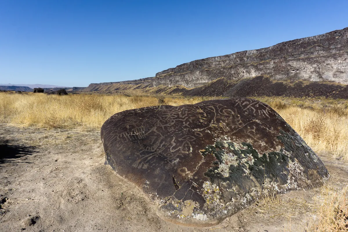 Hike Swan Falls and Wees Bar Petroglyphs