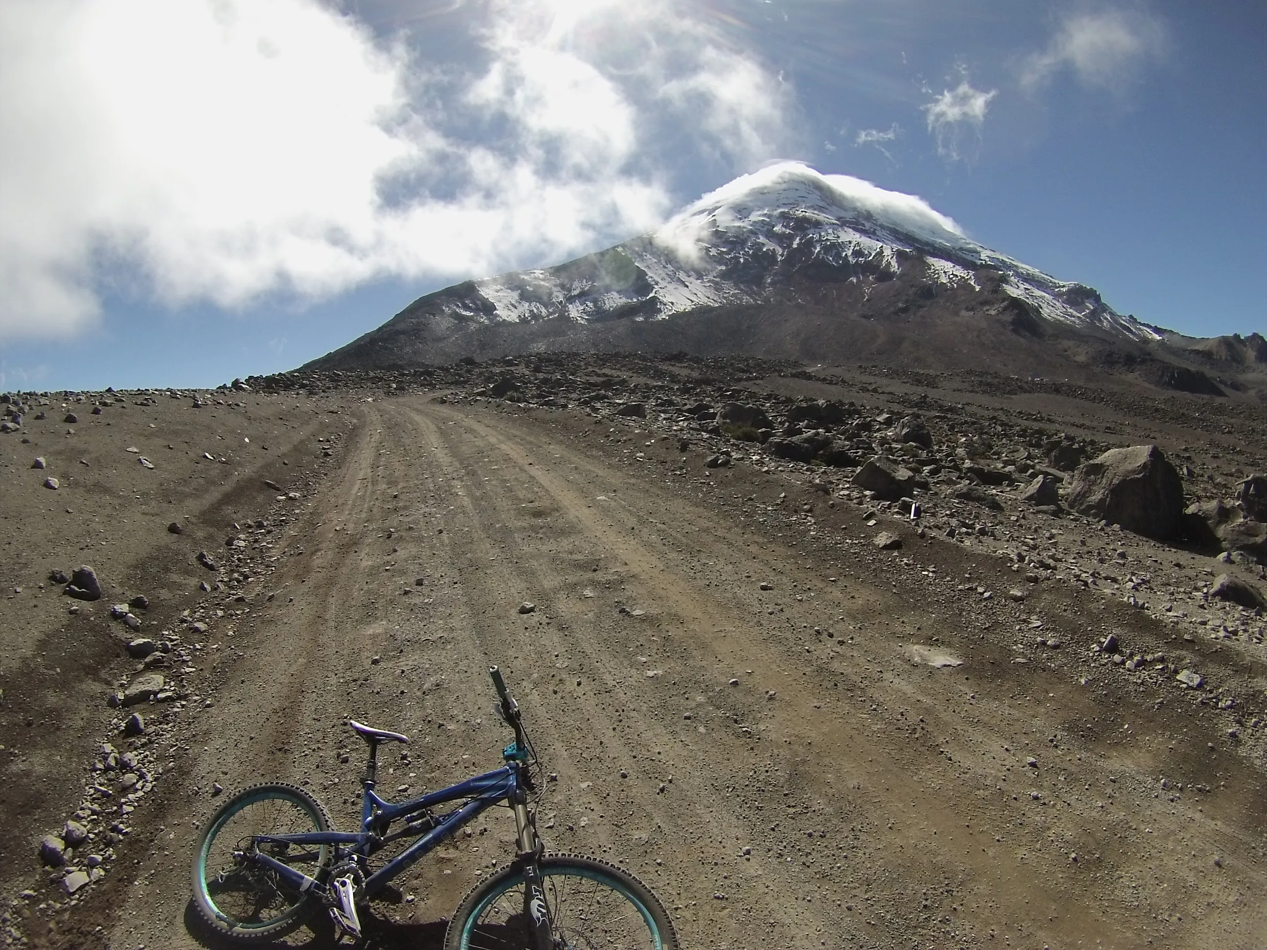 Downhill Bike on Chimborazo