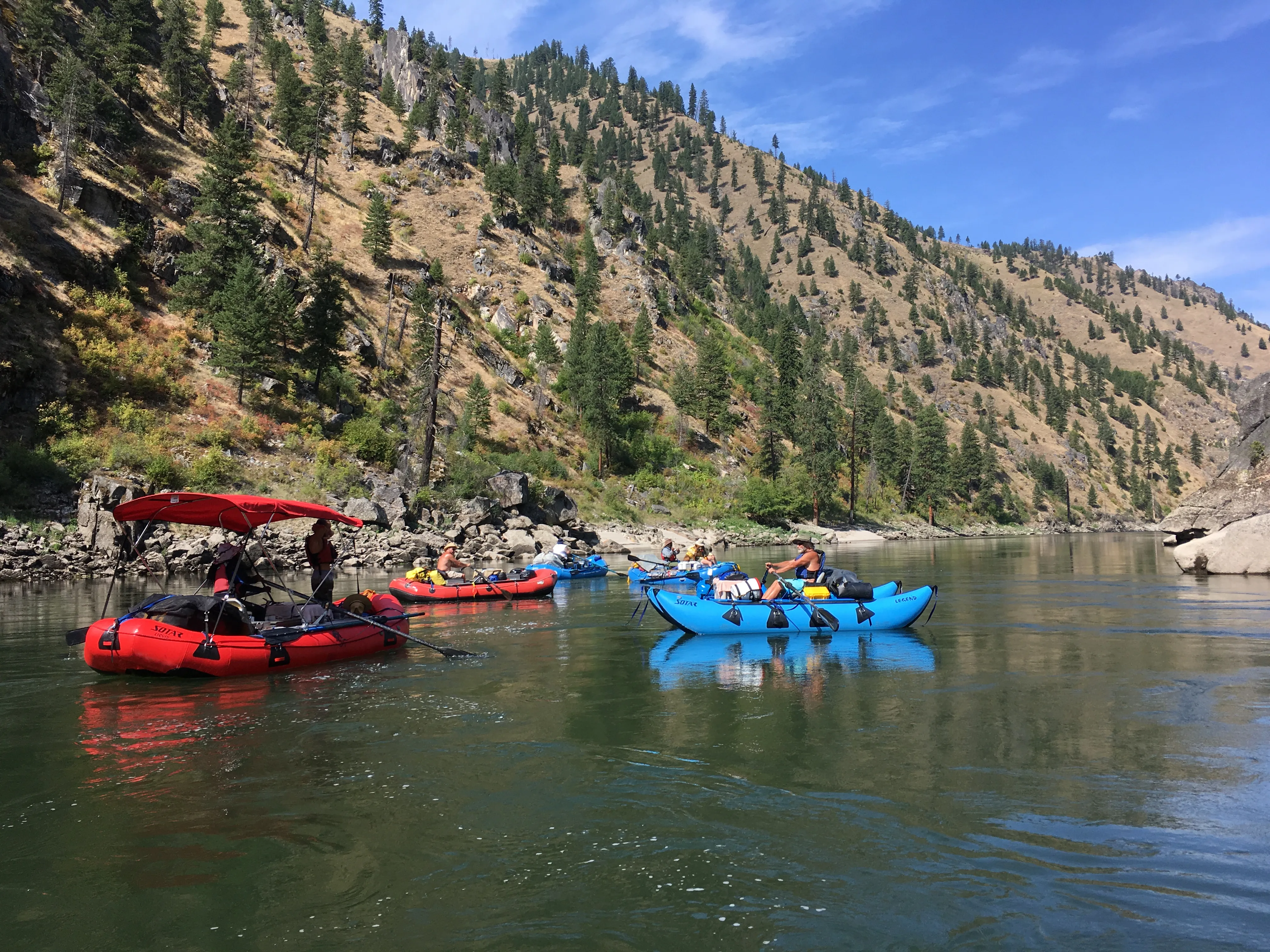 Whitewater Raft the Main Salmon River