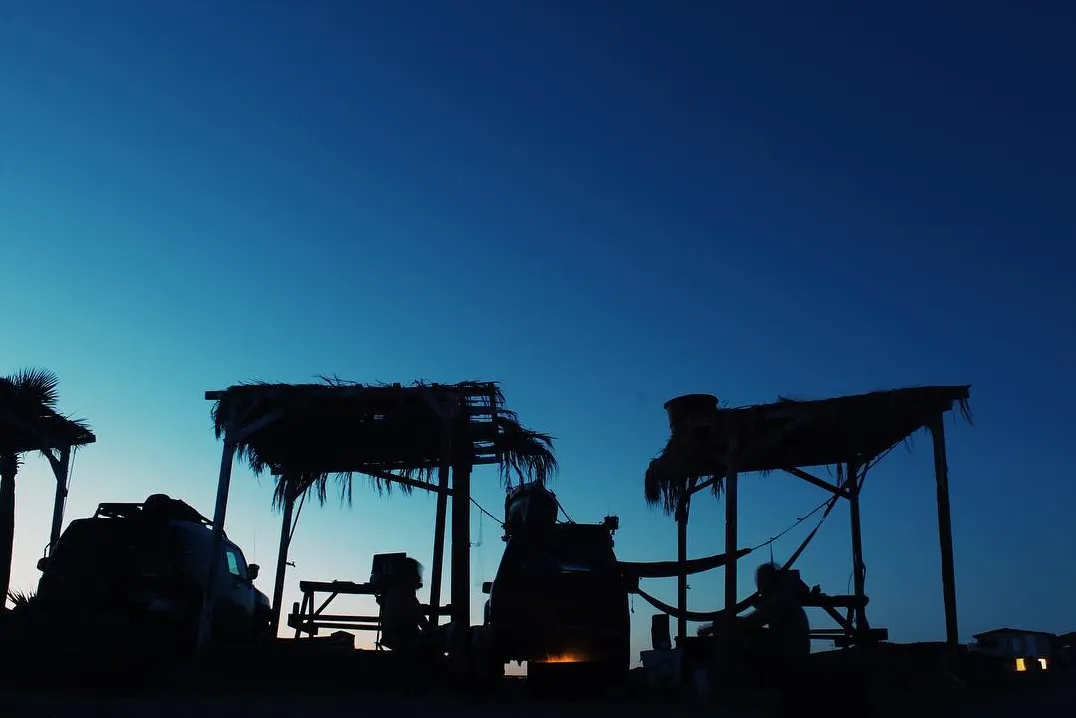 Camp at Puertecitos, Baja