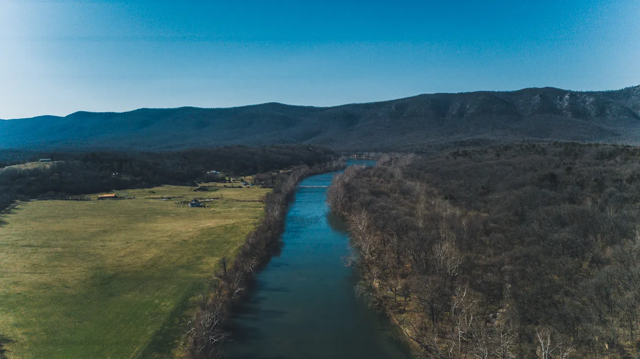 Camp along the South Fork Shenandoah River
