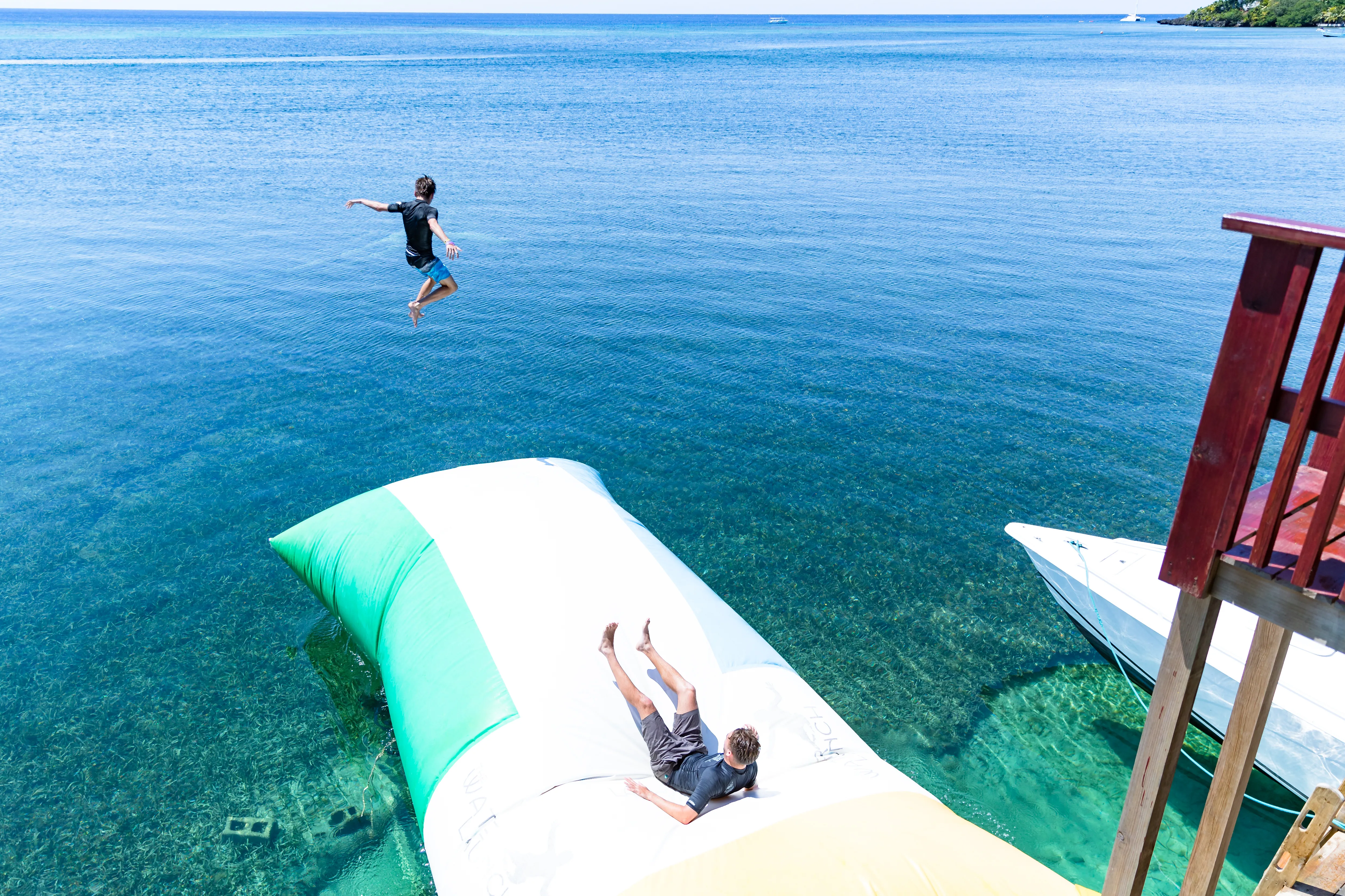 Launch off the Big Air Bag at Palapa Papas