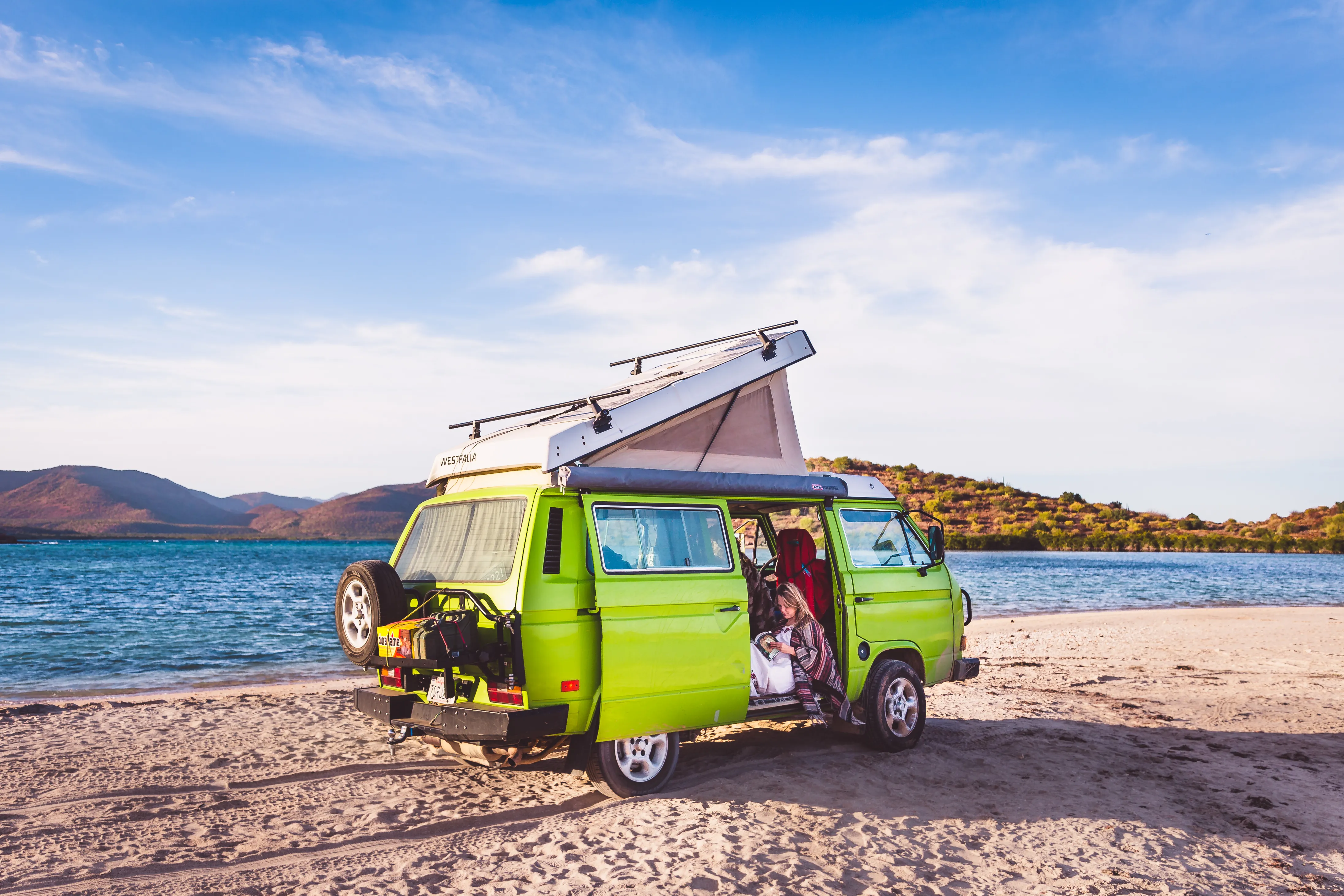 Camp at Playa el Requeson