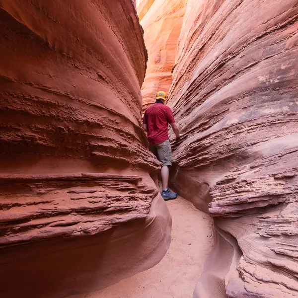 Squeezing through the Slot Canyons of Grand Staircase-Escalante National Monument