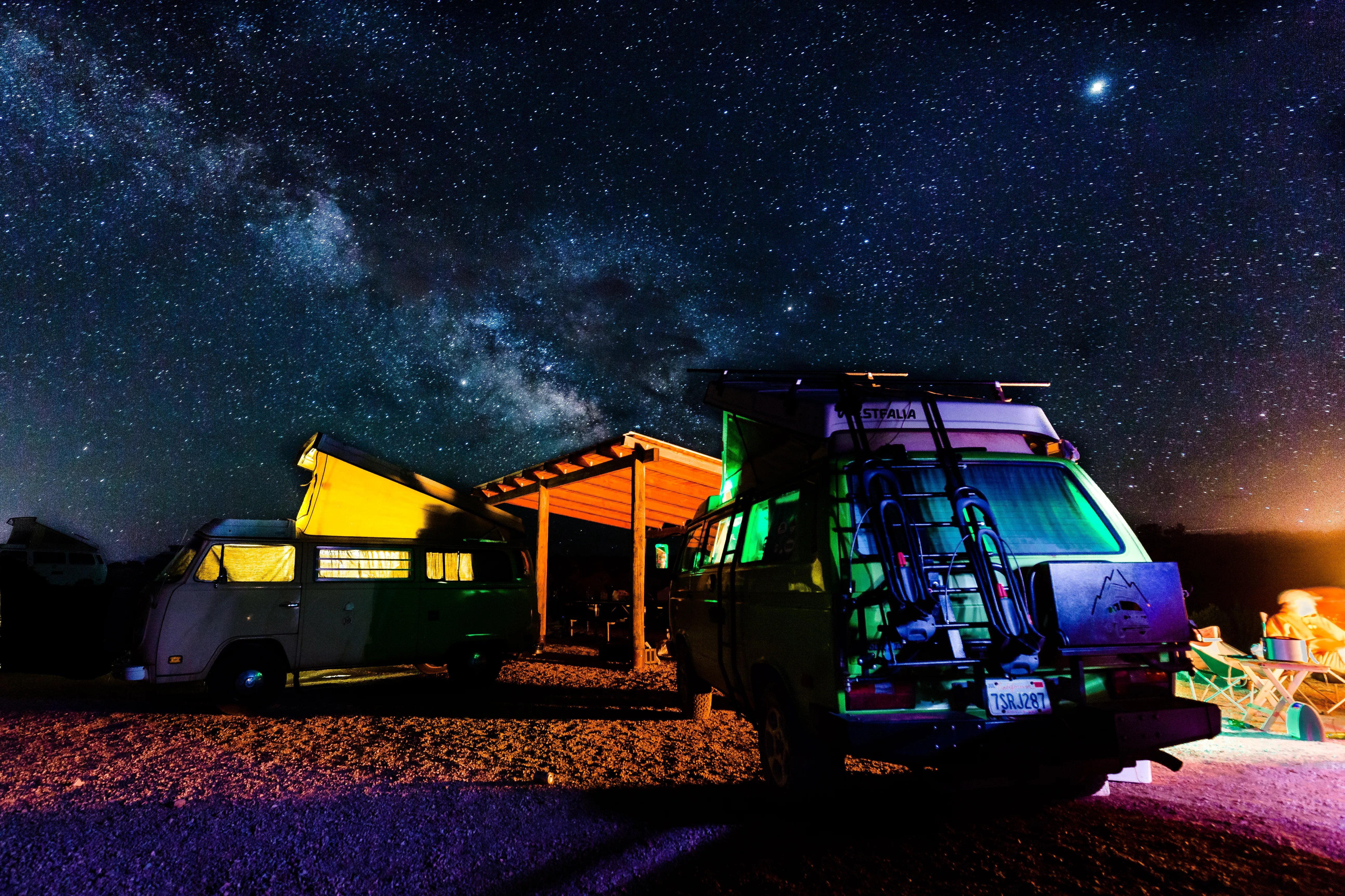 Camp at Lone Mesa Campground