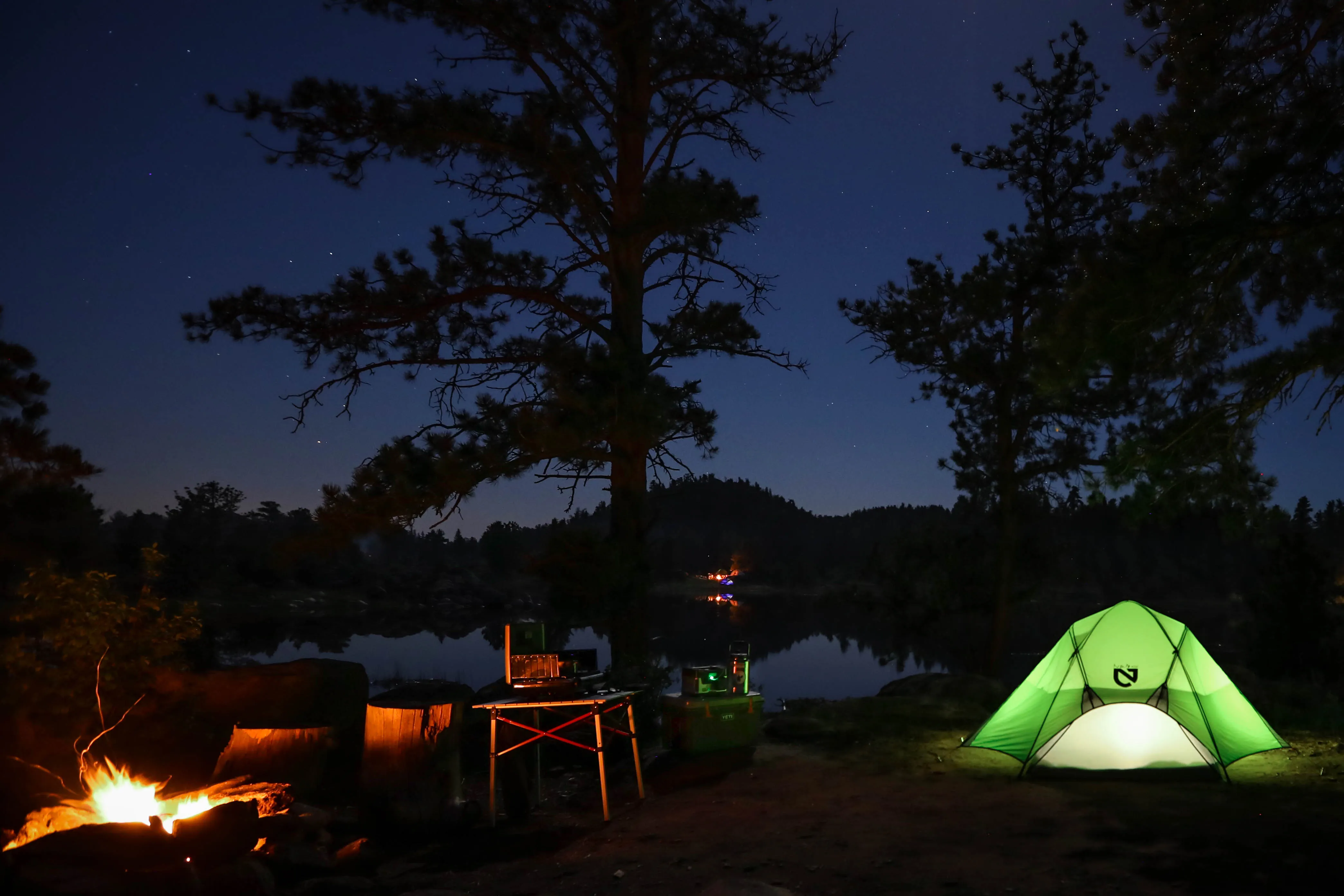 Camp near Lost Lake (in the Red Feather Lakes area)