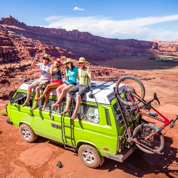 Desert Canyons by Two Wheels and Four: Vanlife and Mountain Biking in Moab