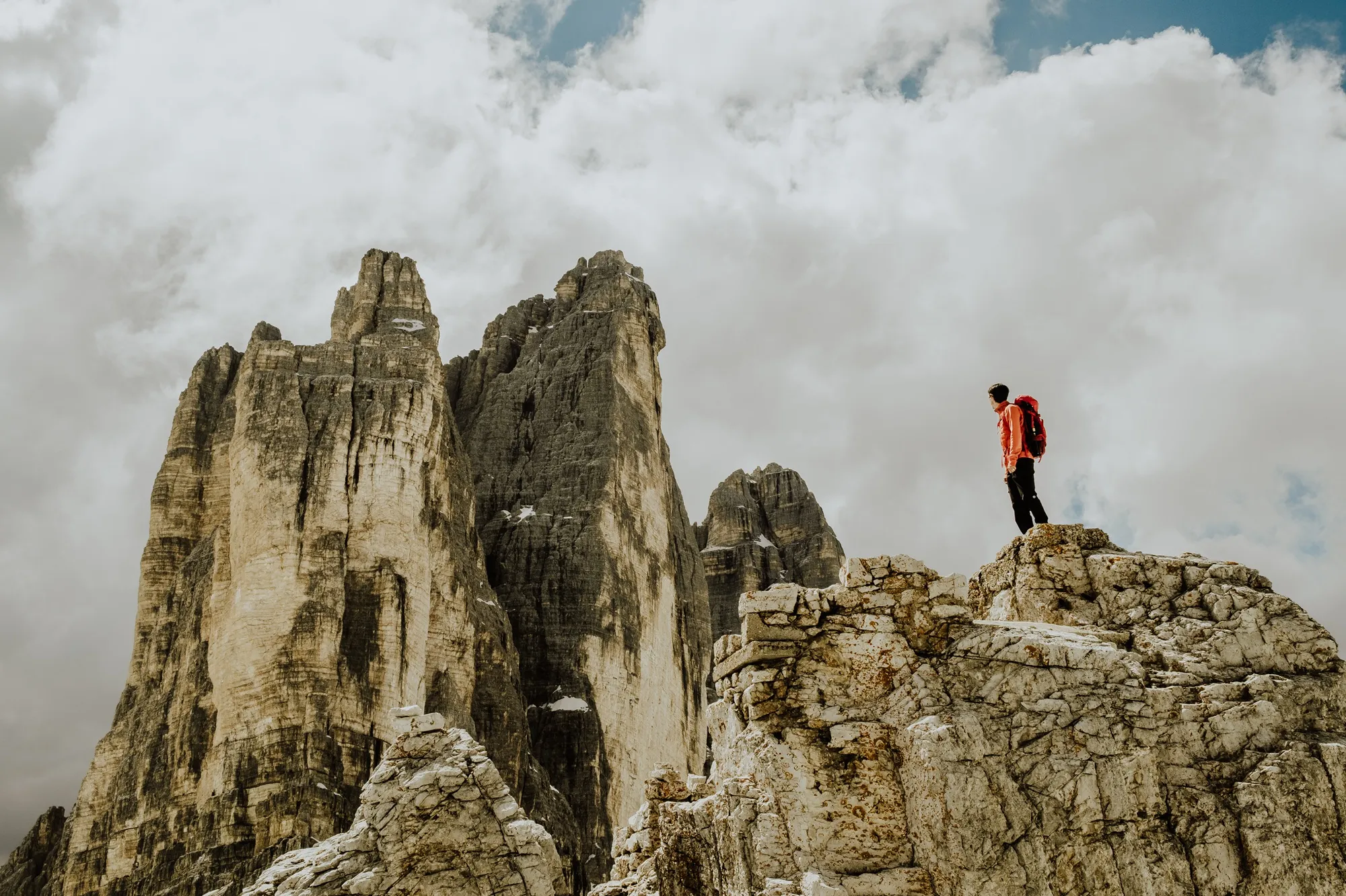 Hike to Rifugio Auronzo & The Three Peaks in the Dolomites