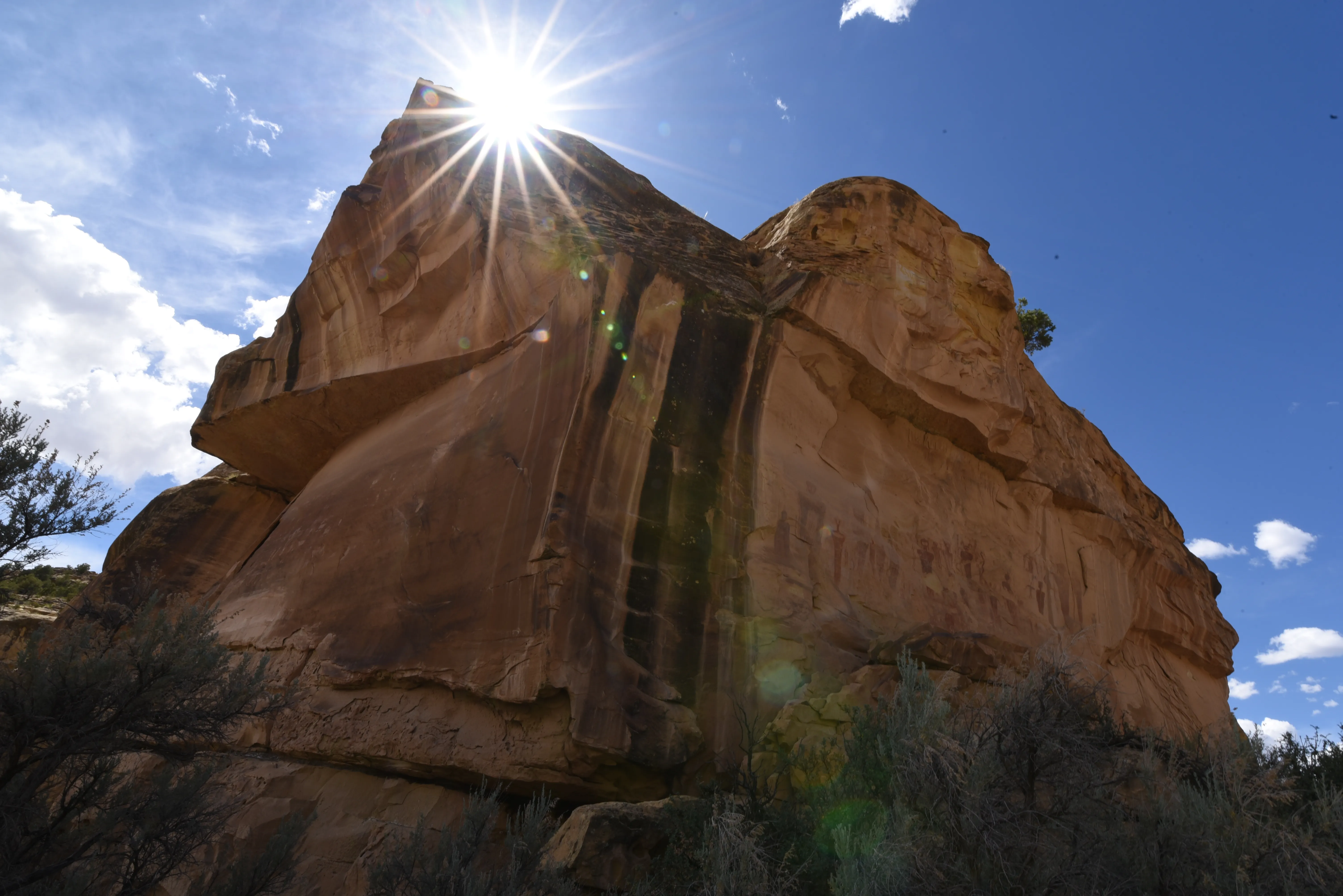 Photograph Sego Canyon Indian Rock Art