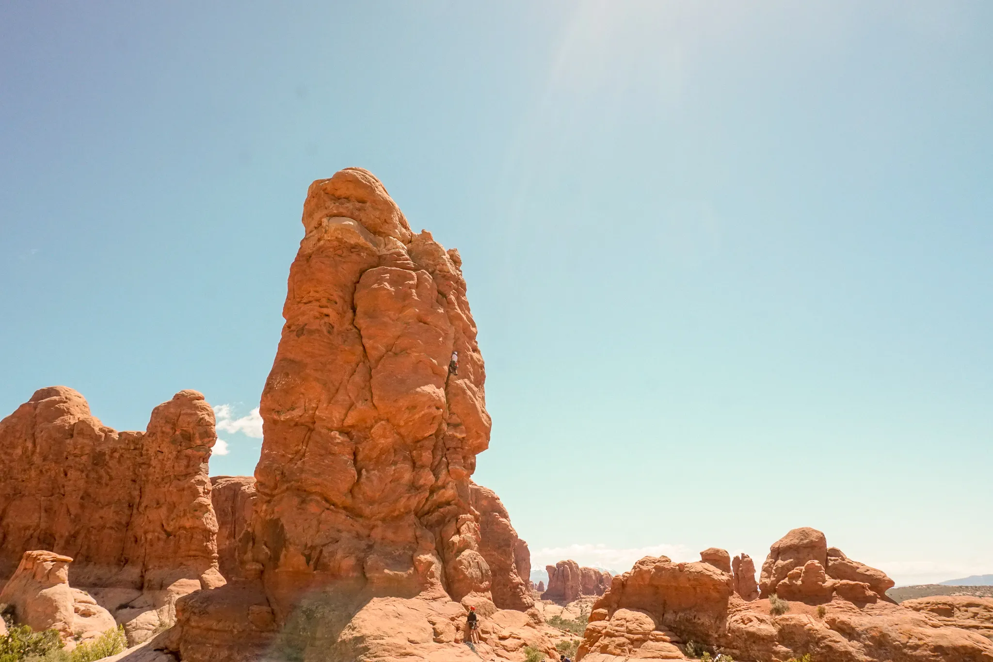 Climb Owl Rock in Arches National Park