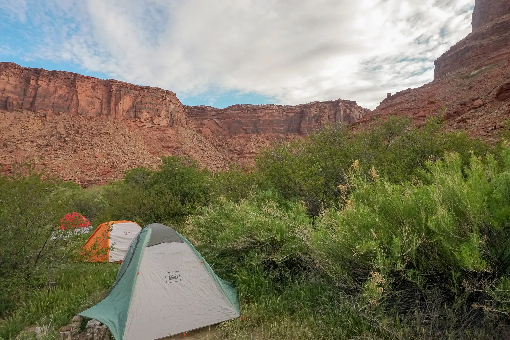Camp at Oak Grove Campgrounds near Moab, UT