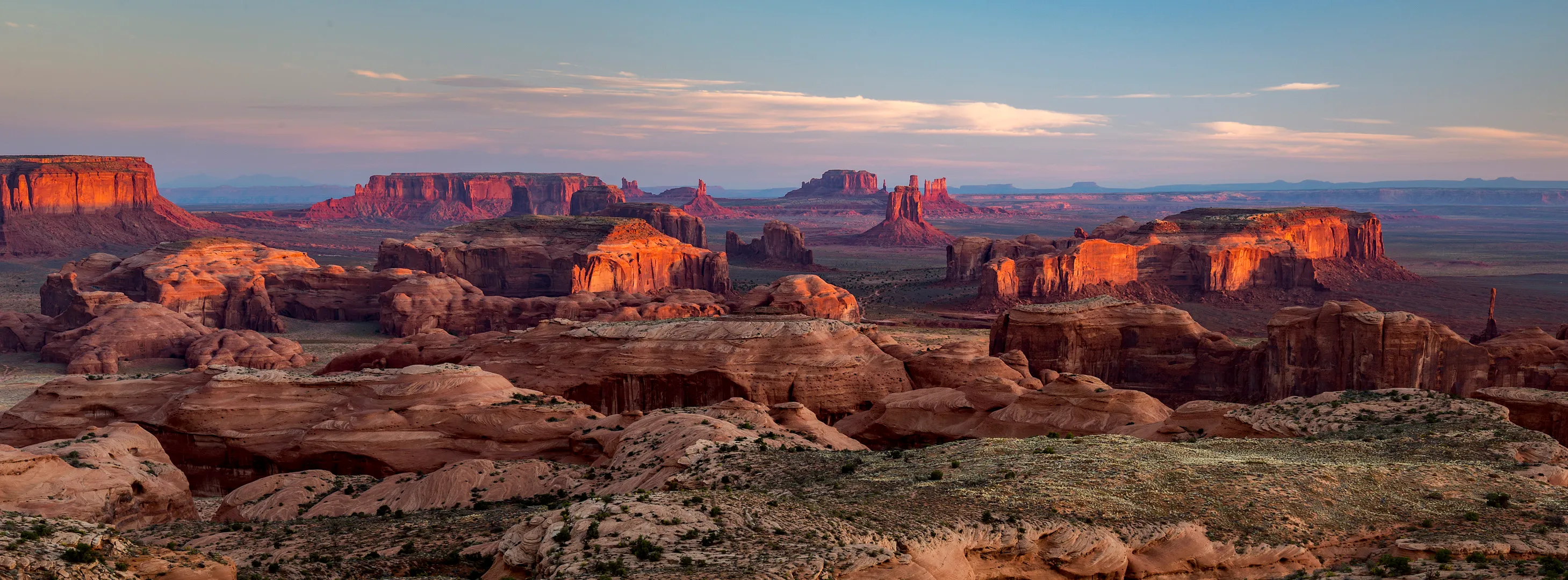 Hunts Mesa at Monument Valley