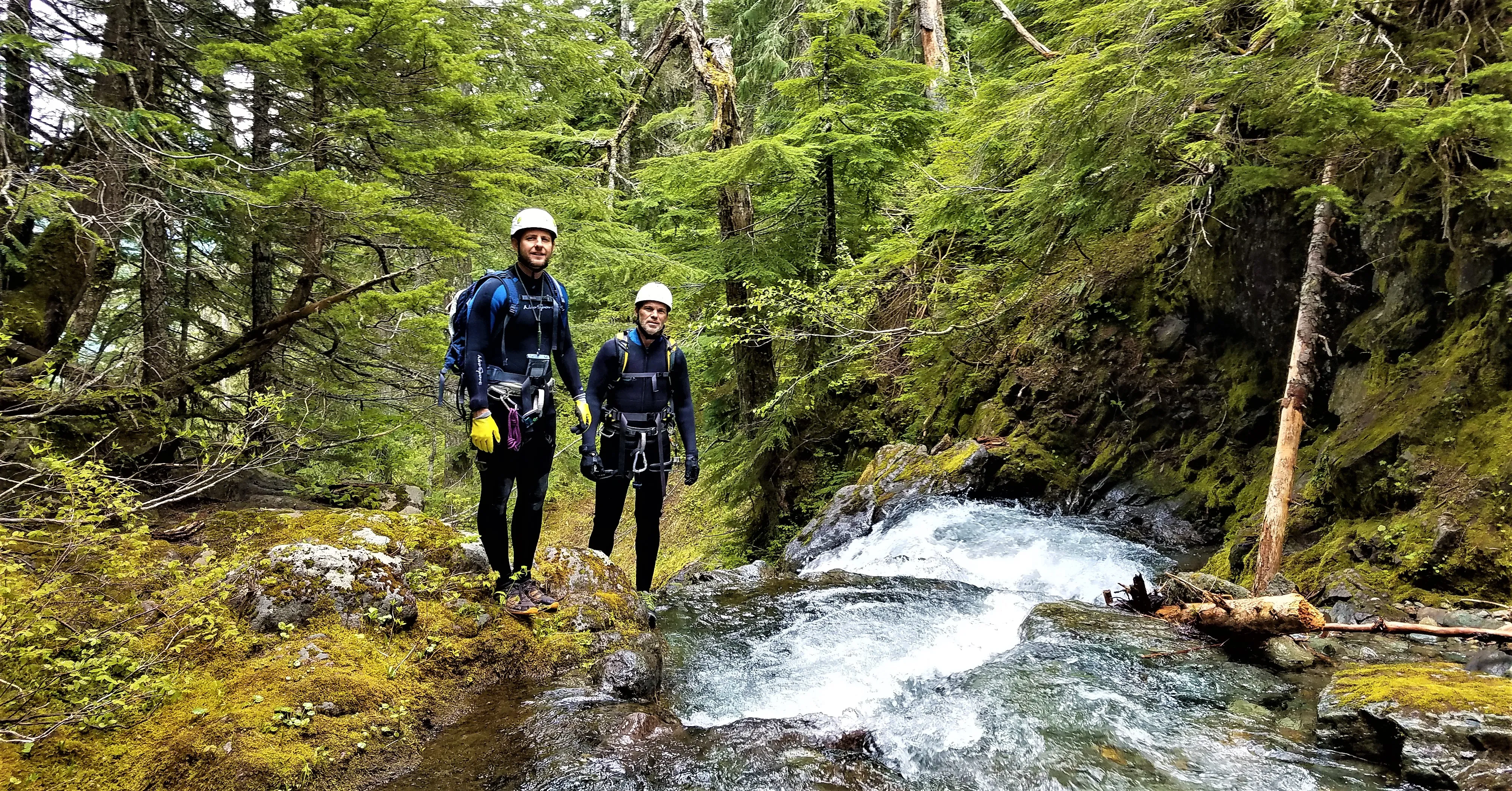 Canyoneering Olallie Creek, Mt. Rainier