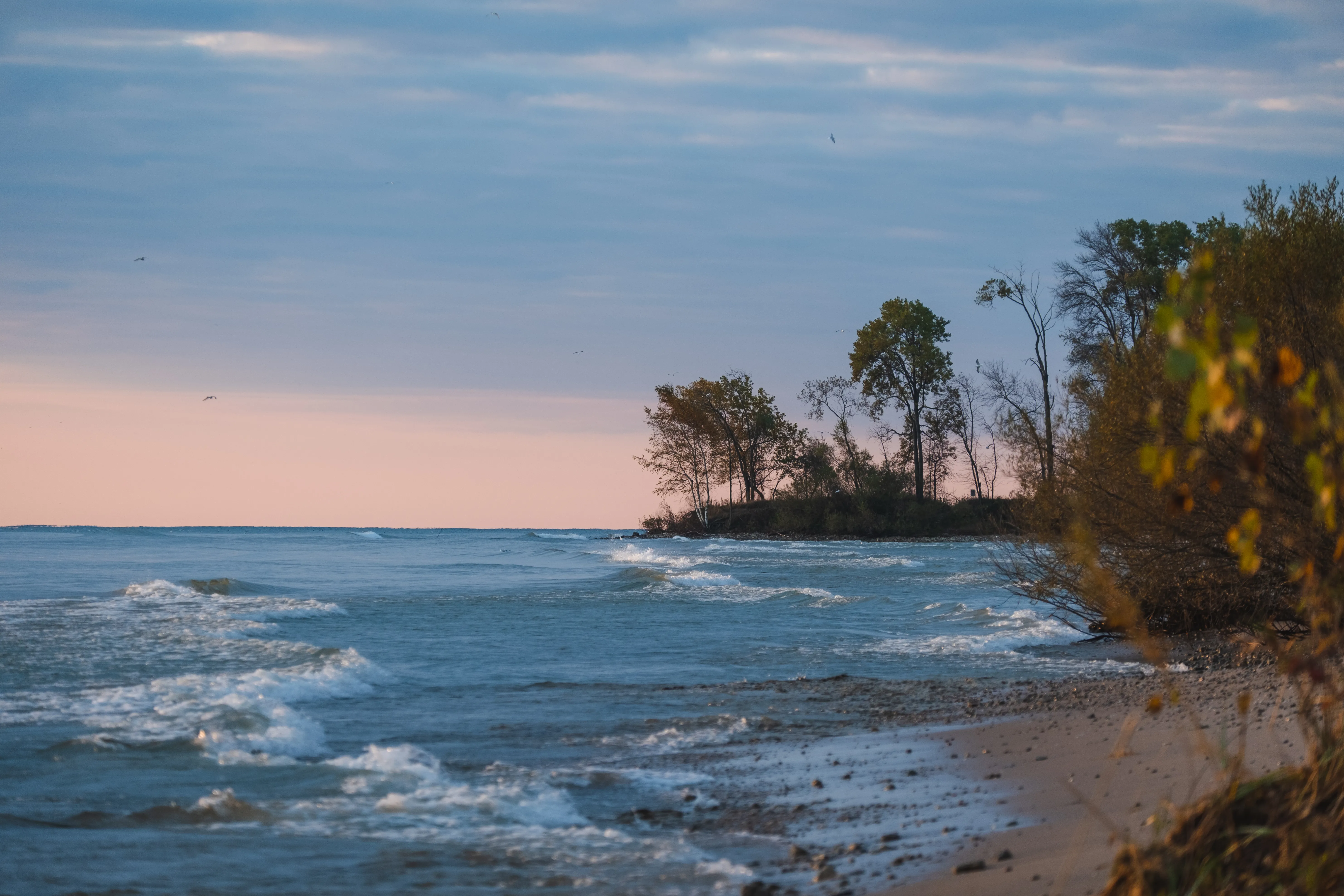 Hike the North and South Beach Trail at Harrington Beach State Park