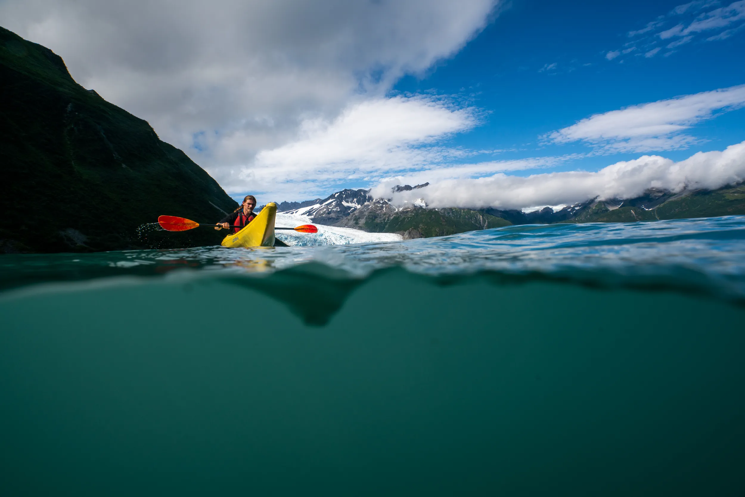 Kayak Aialik Glacier
