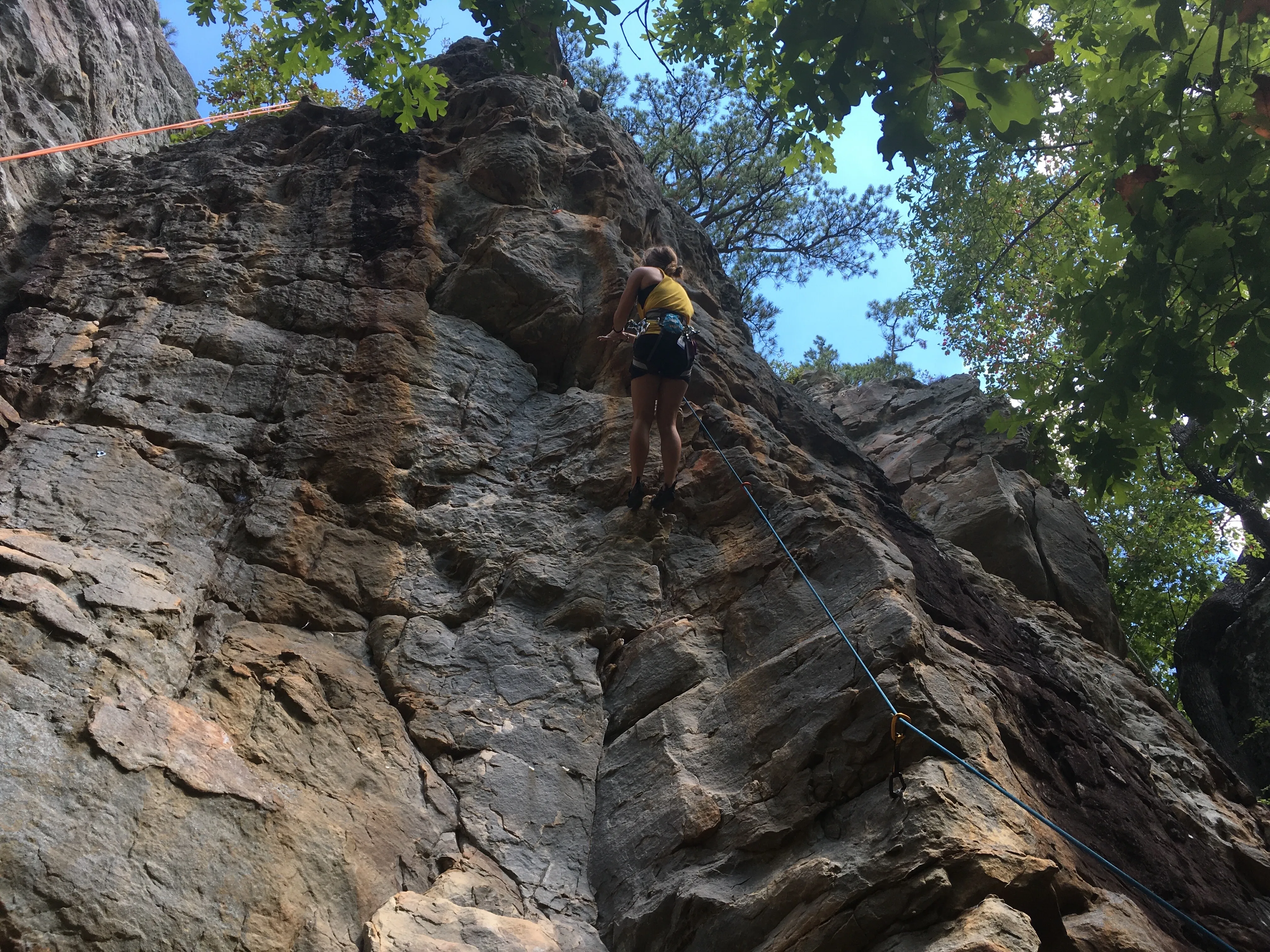 Climb at Jamestown Crag