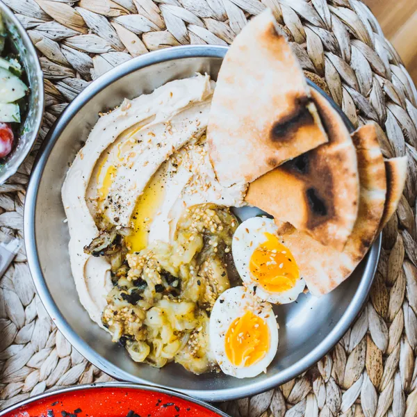 Winter Camping Recipe: Fire Charred Eggplant Sabich
