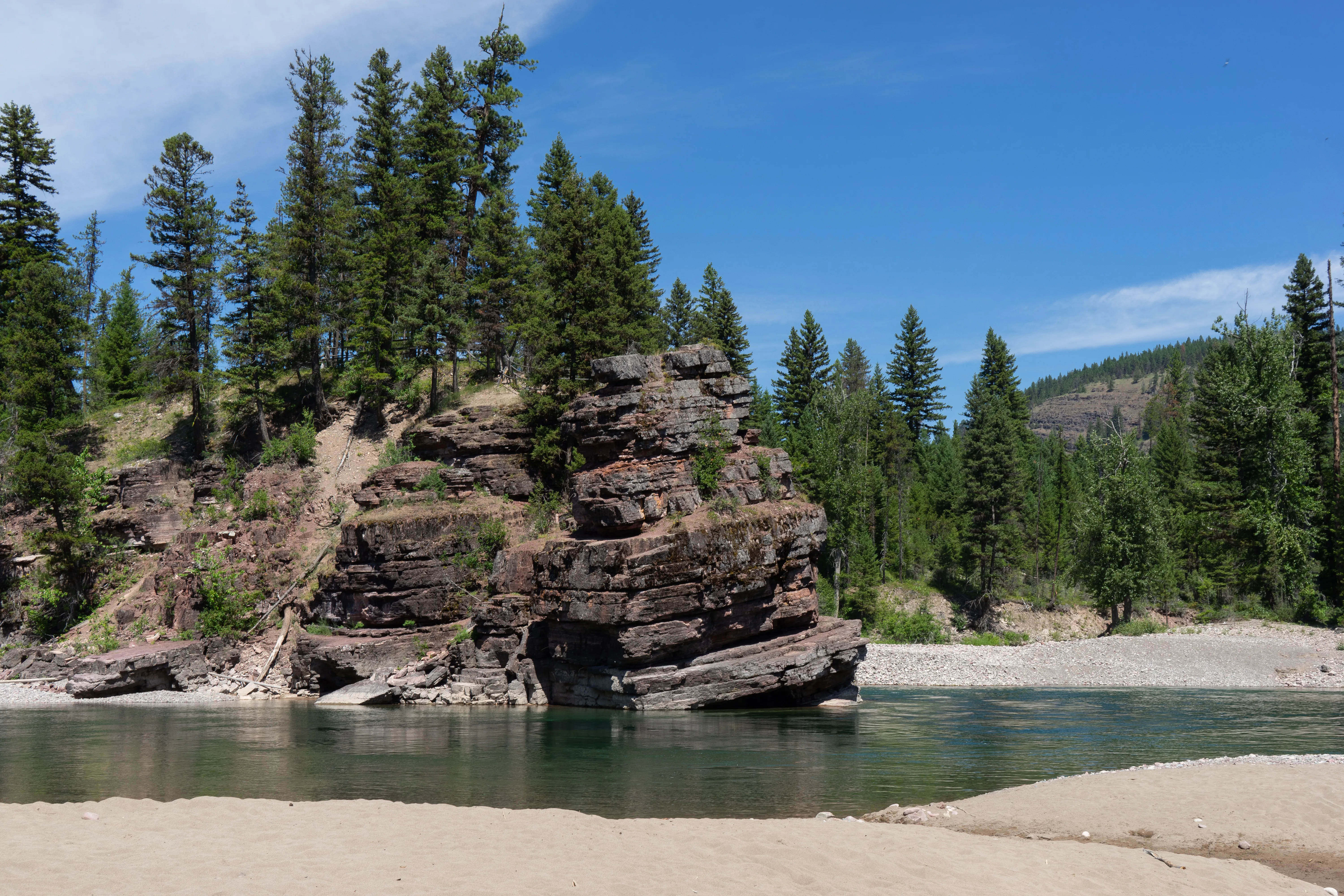 Relax at Spotted Bear Beach