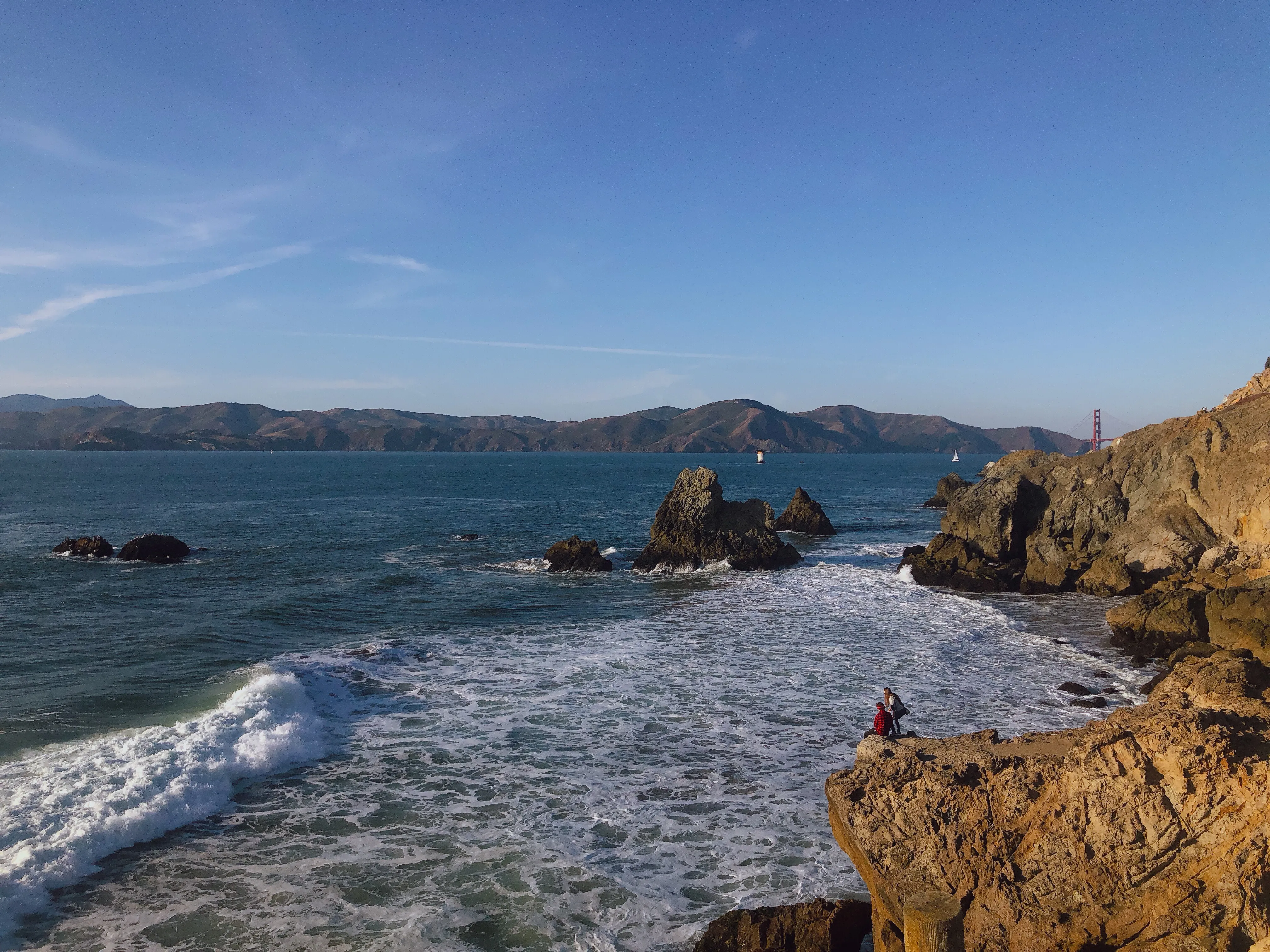 Bouldering at Ocean Beach
