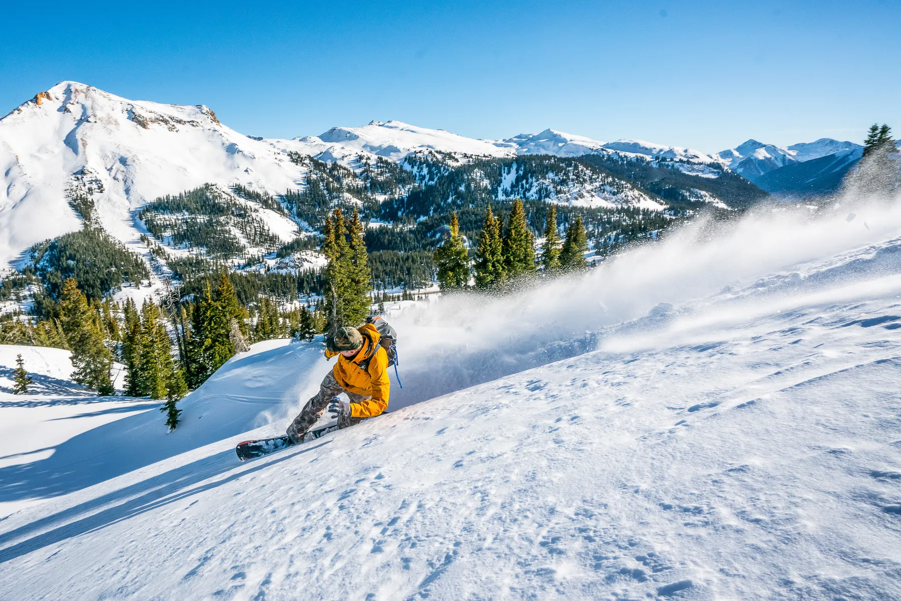 Ski or Snowboard Red Mountain Pass