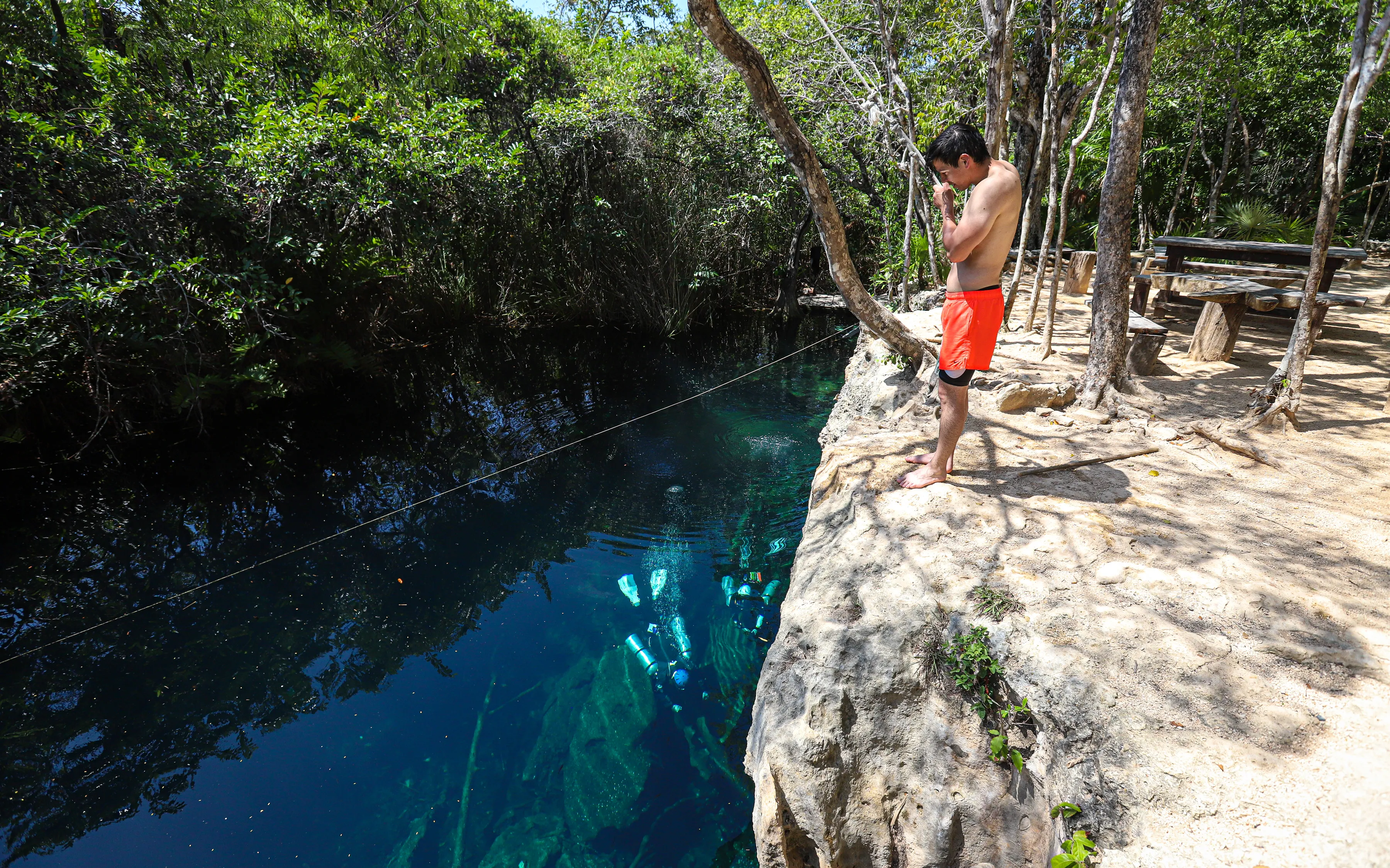 Swim in Cenote Escondido