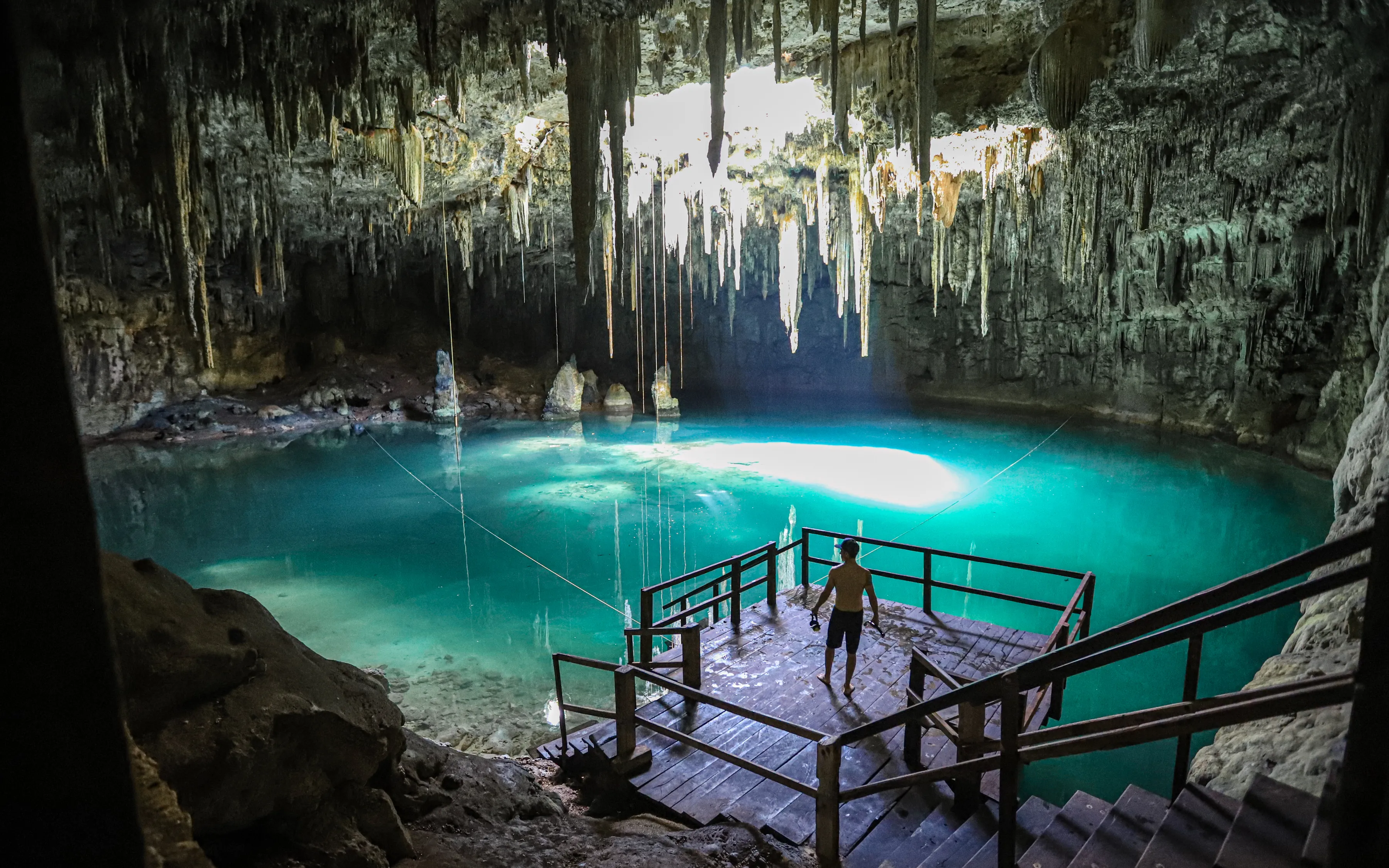 Swim in Cenote Xcanahaltun