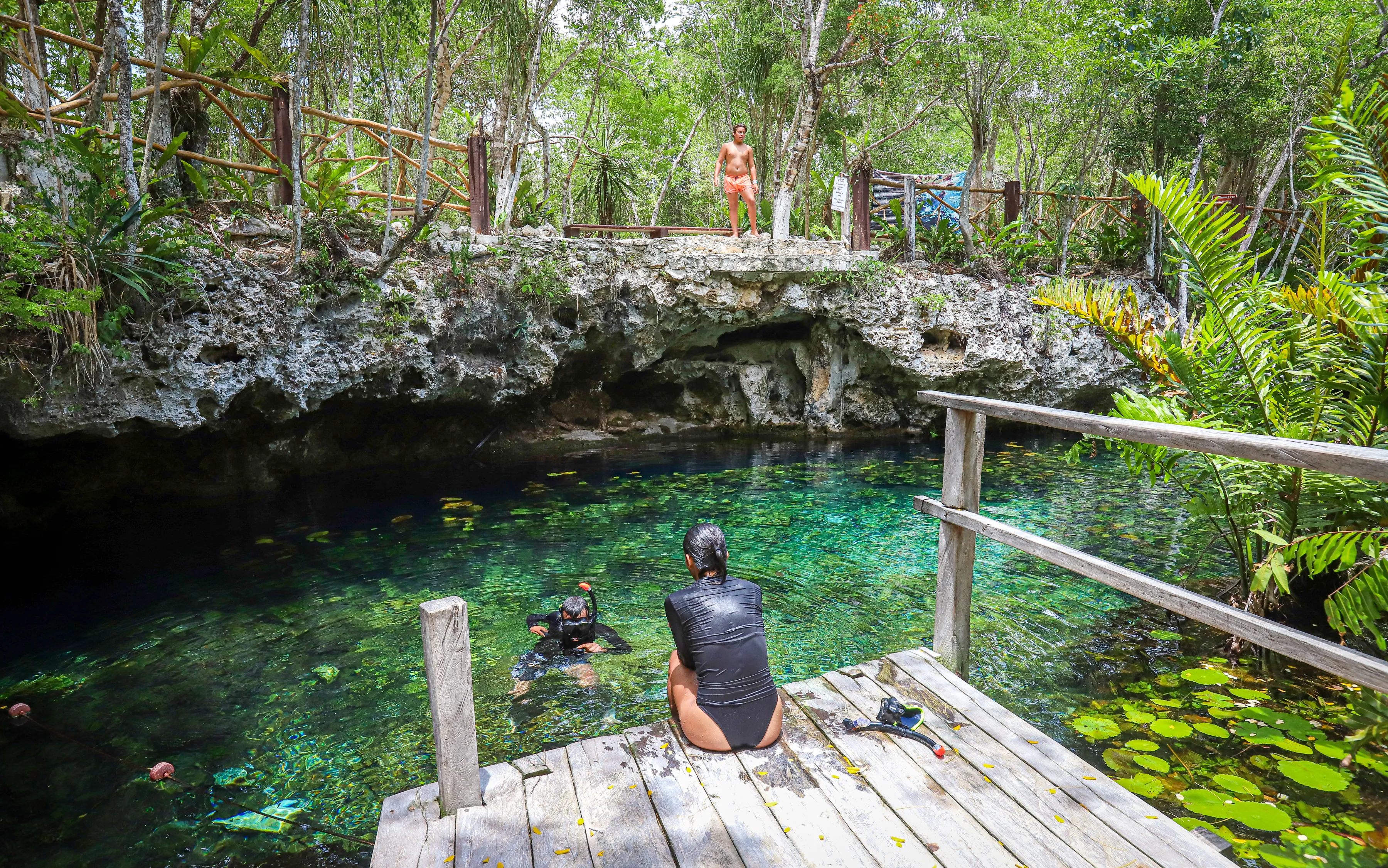 Swim in Cenote Nicte-Ha