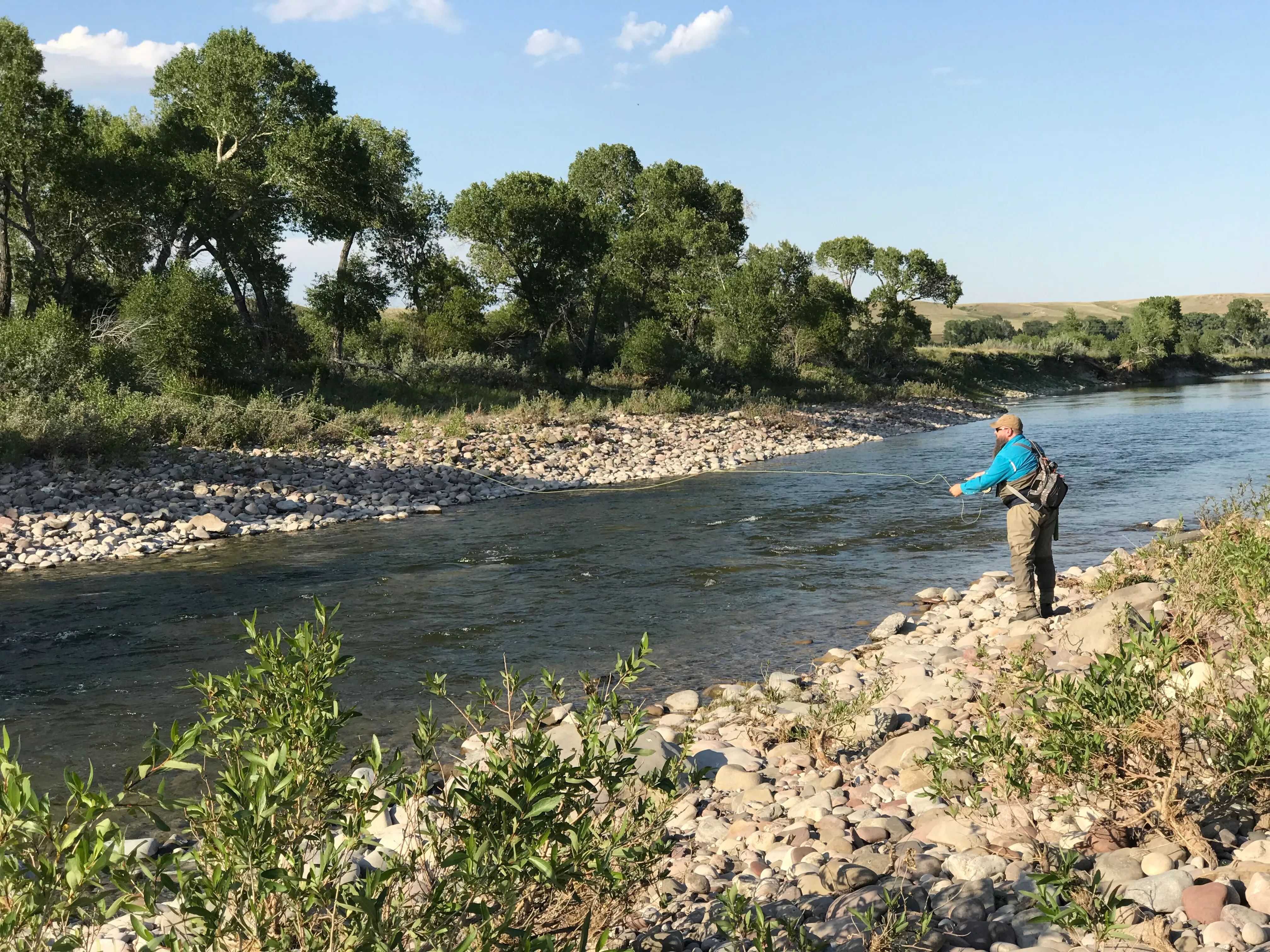 Fly Fish the Sun River South of Choteau