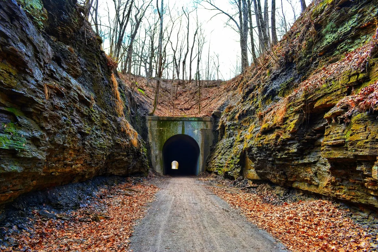 Bike the Tunnel Hill State Trail