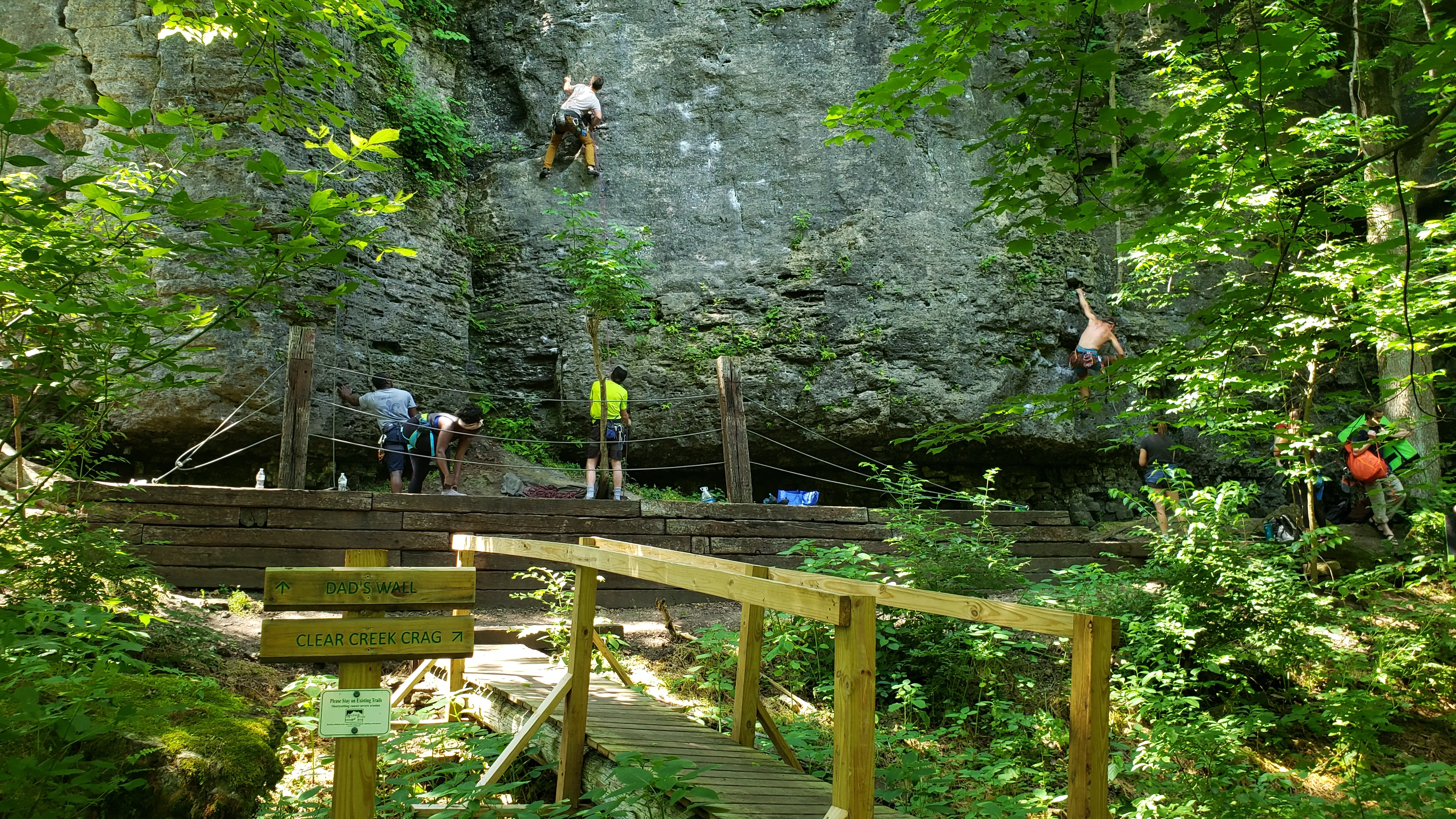 Climb at Mad River Gorge