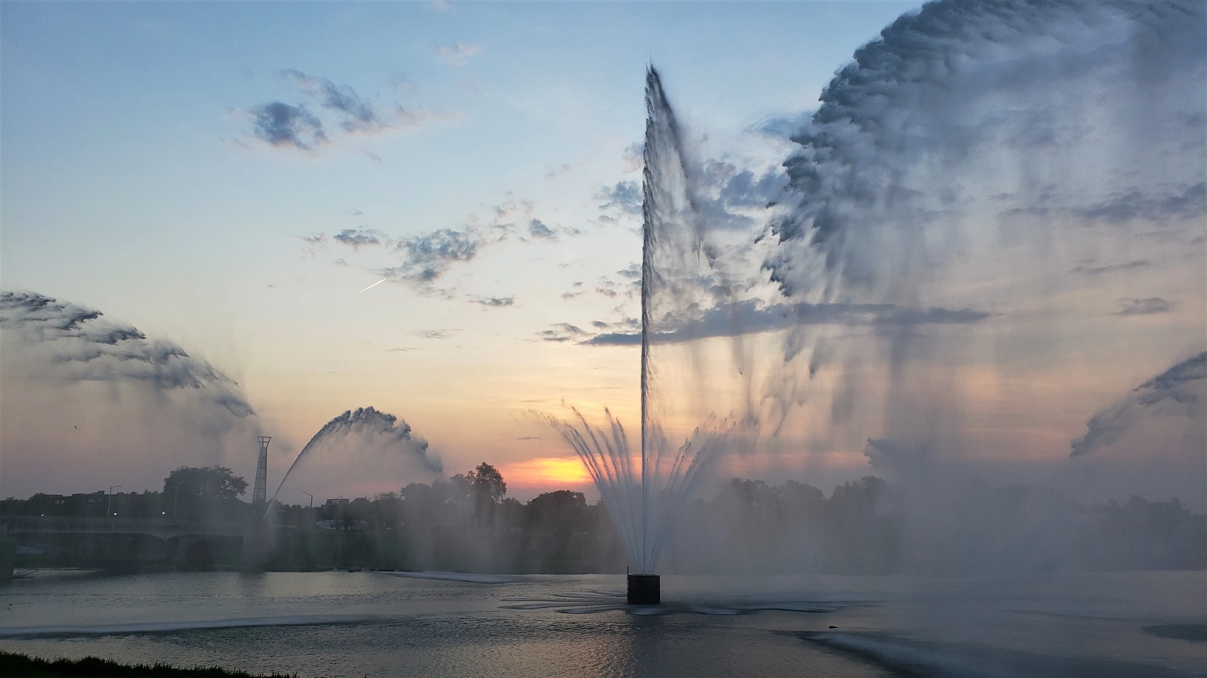 Photograph the Five Rivers Fountain of Lights