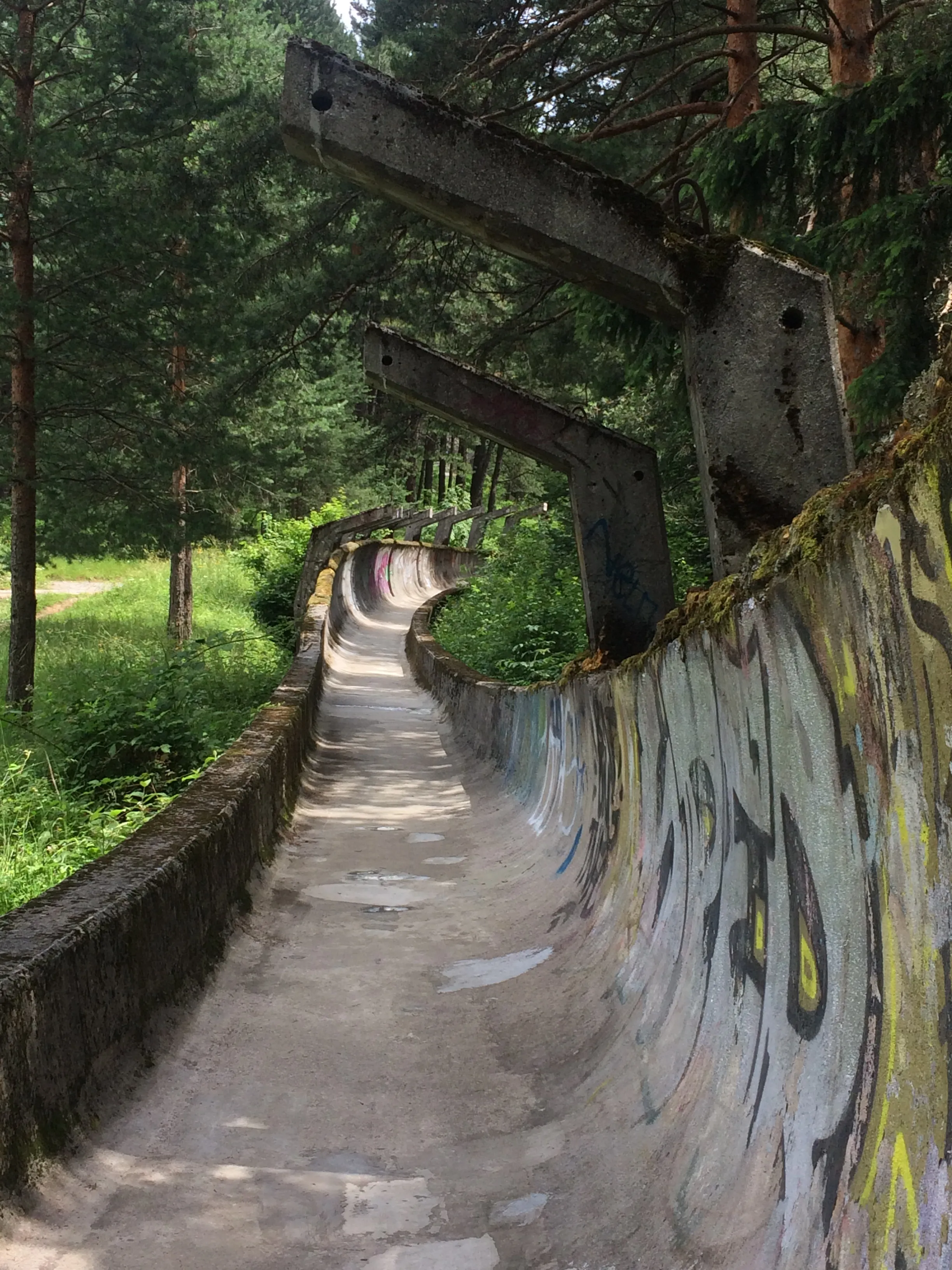 Hike to Sarajevo's abandoned Olympic Bobsled Tracks