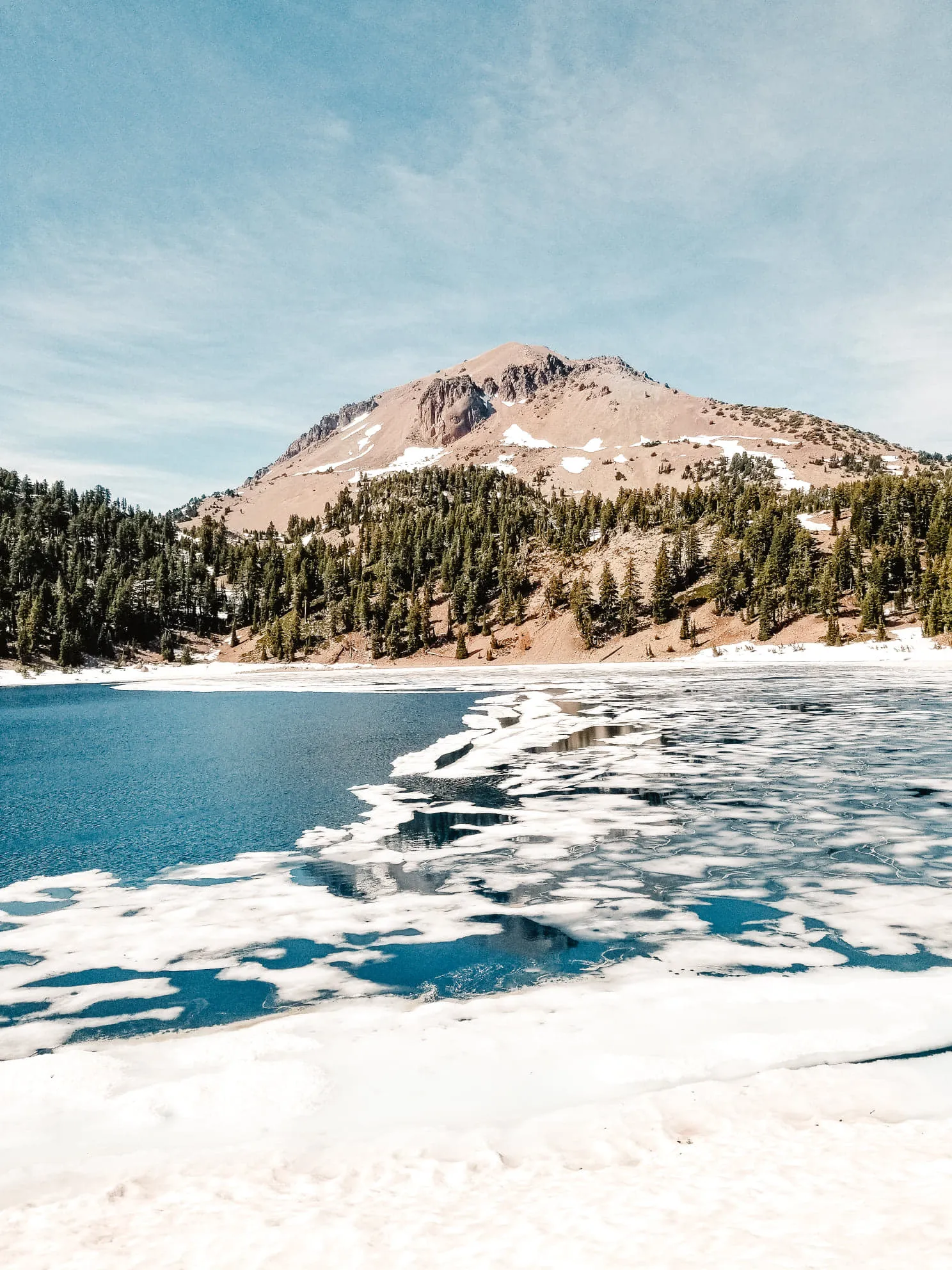Lake Helen in Lassen Volcanic NP