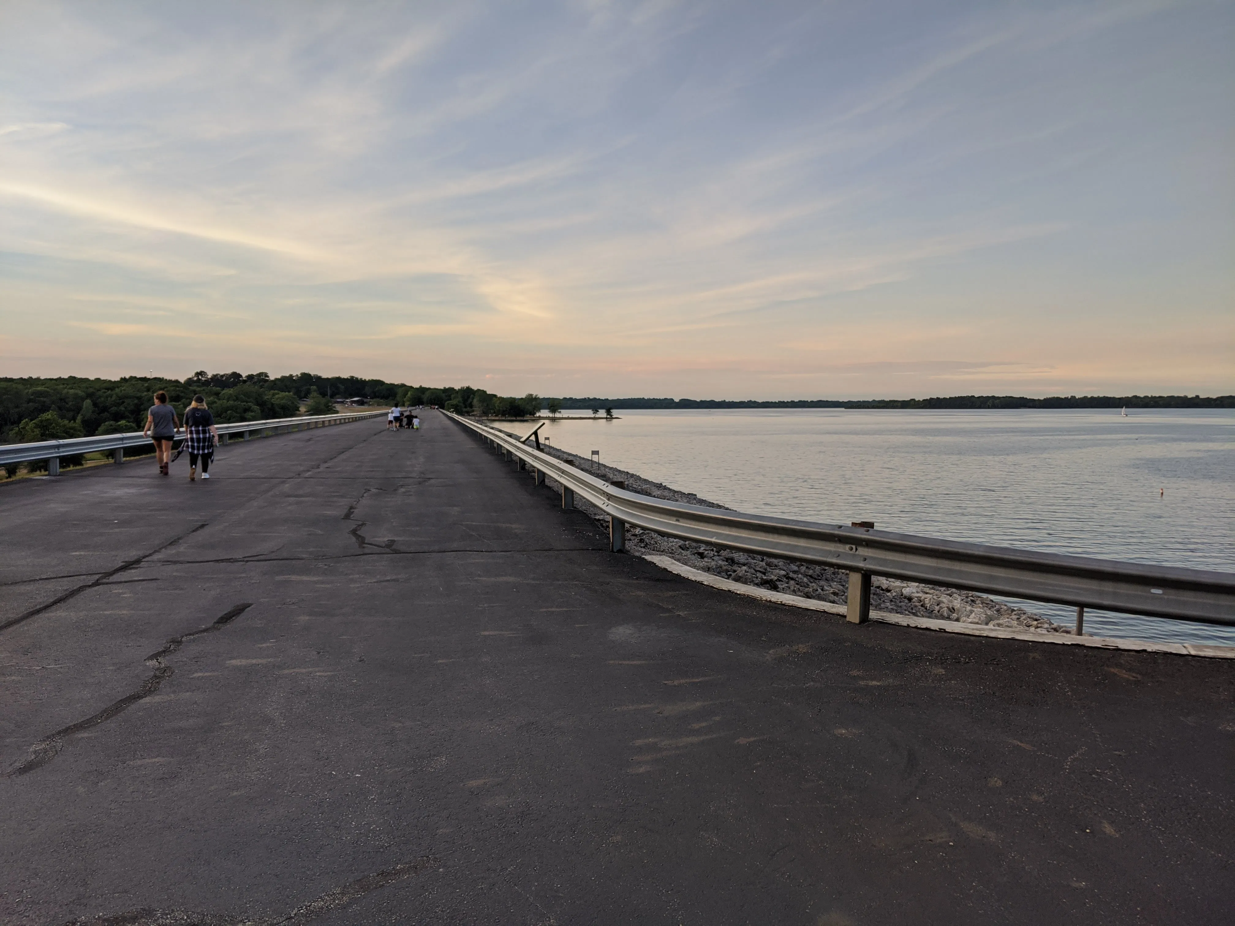 Stroll along the Dam at the CJ Brown Reservoir