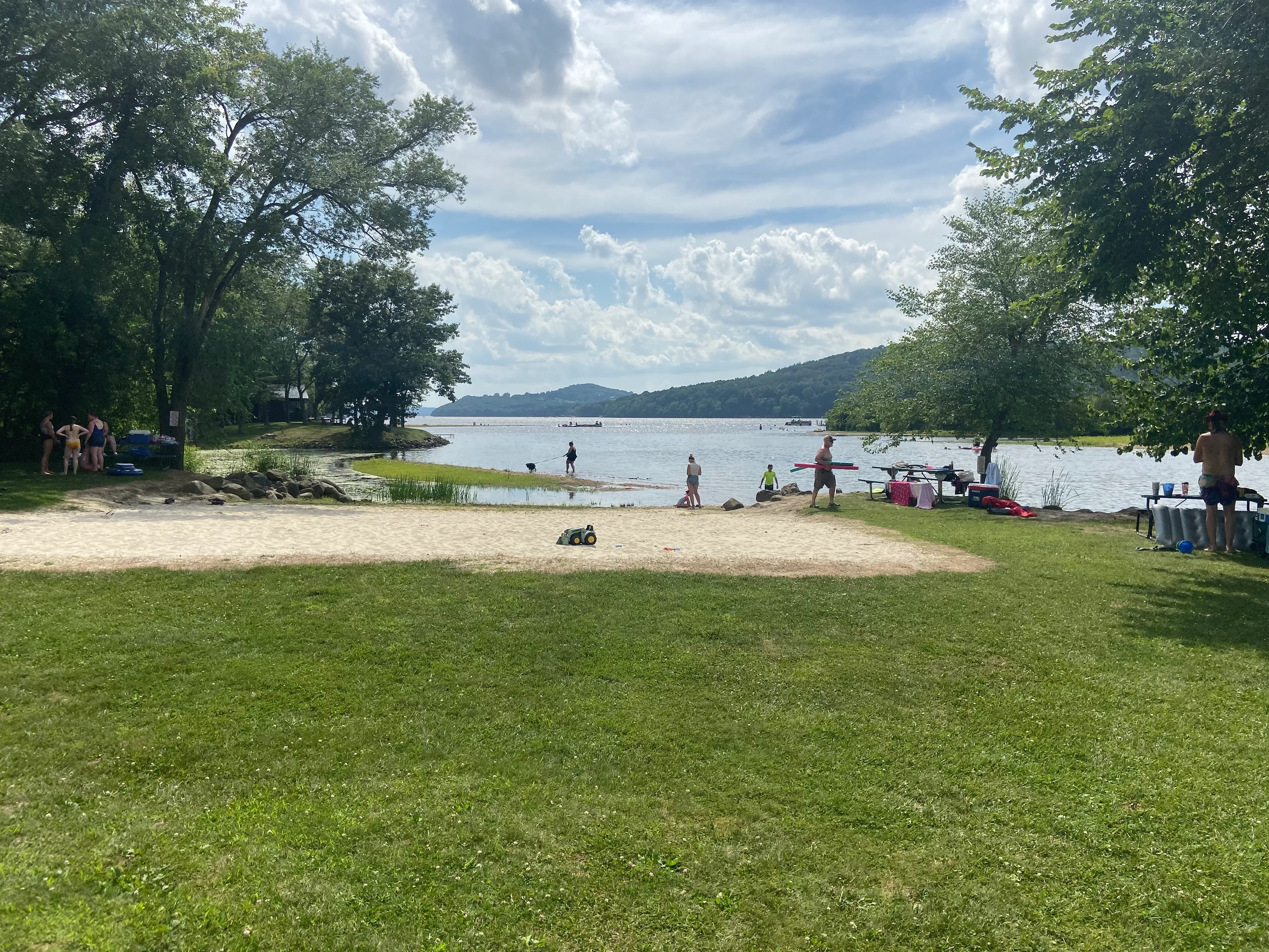 Float on the Wisconsin River at Camp Rest Park 