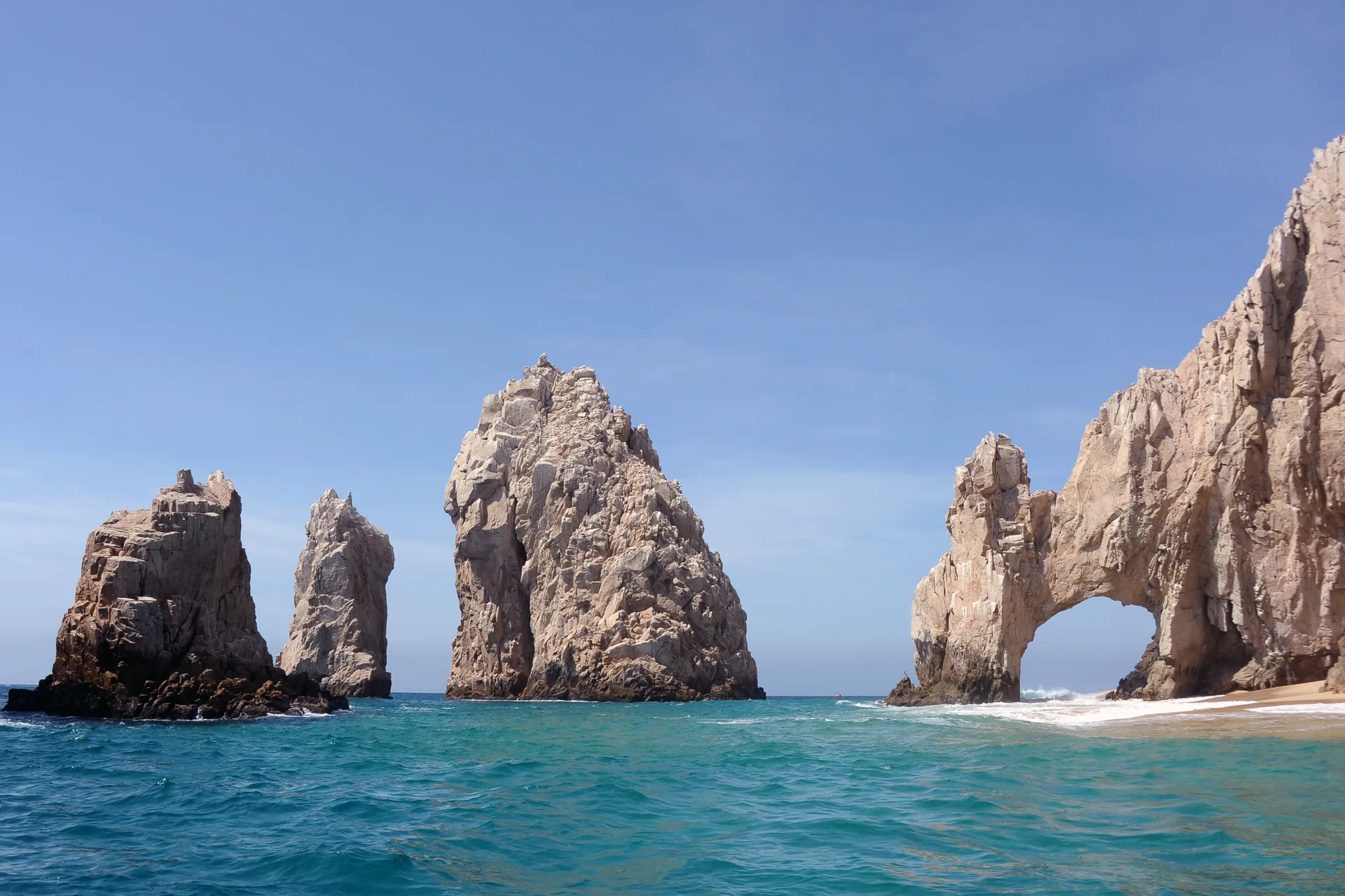 Sailing to El Arco, Cabo San Lucas