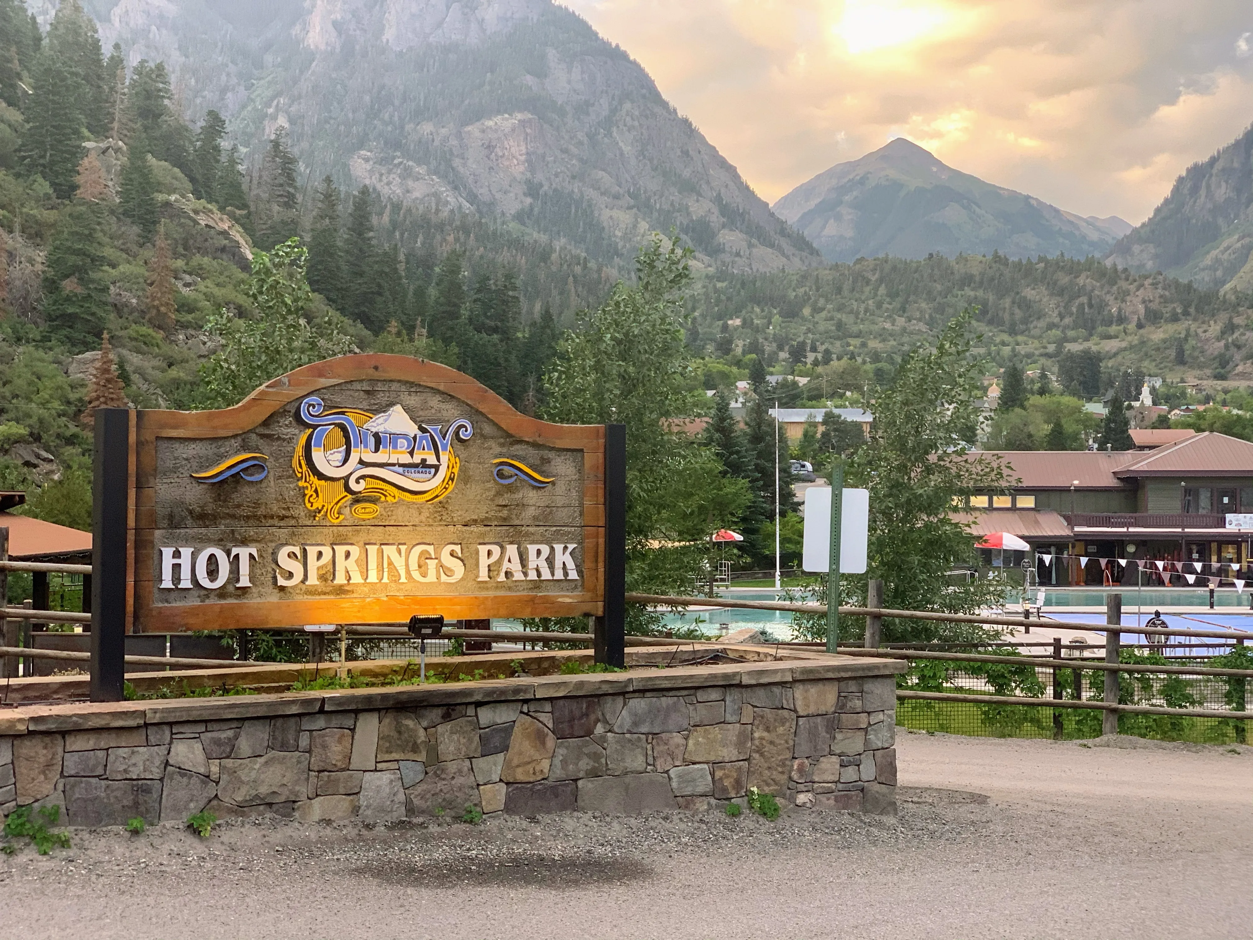 Soak at Ouray Hot Springs