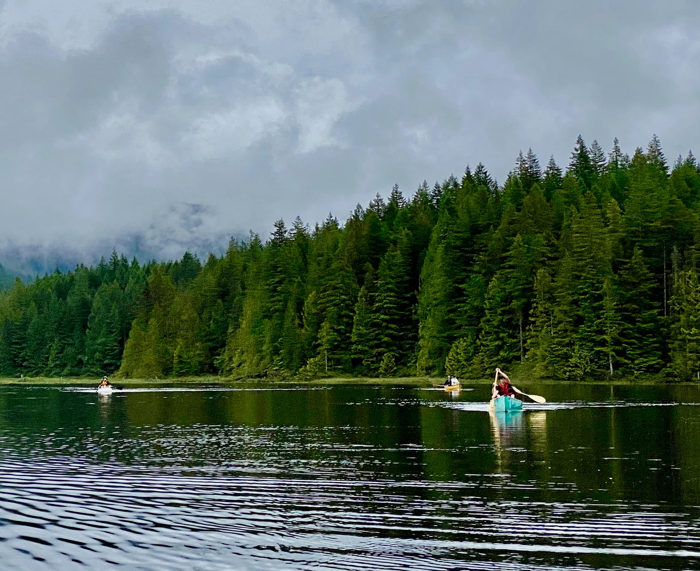 Canoe the Sayward Lakes Loop