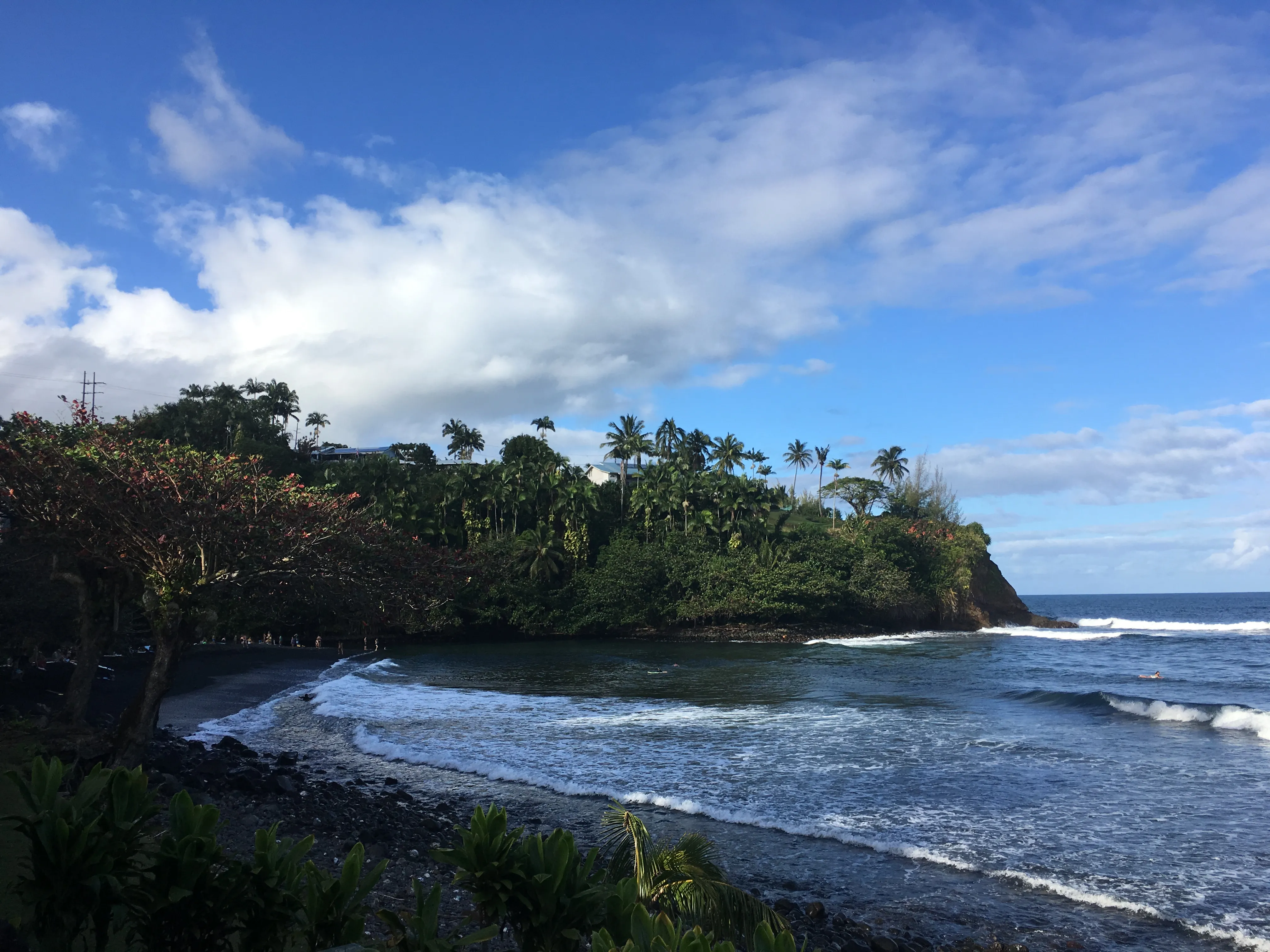 Surf at Honoli'i Beach