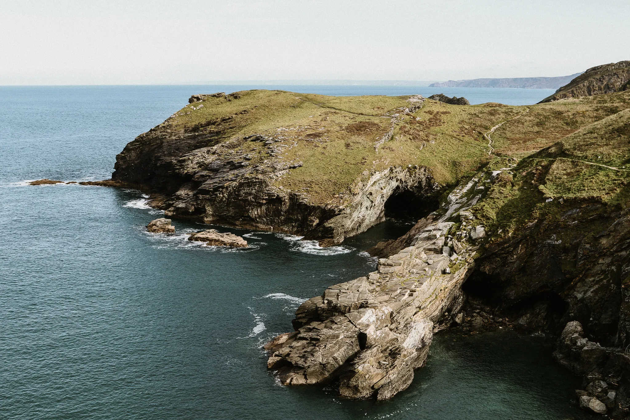 Explore the Ruins of Tintagel Castle
