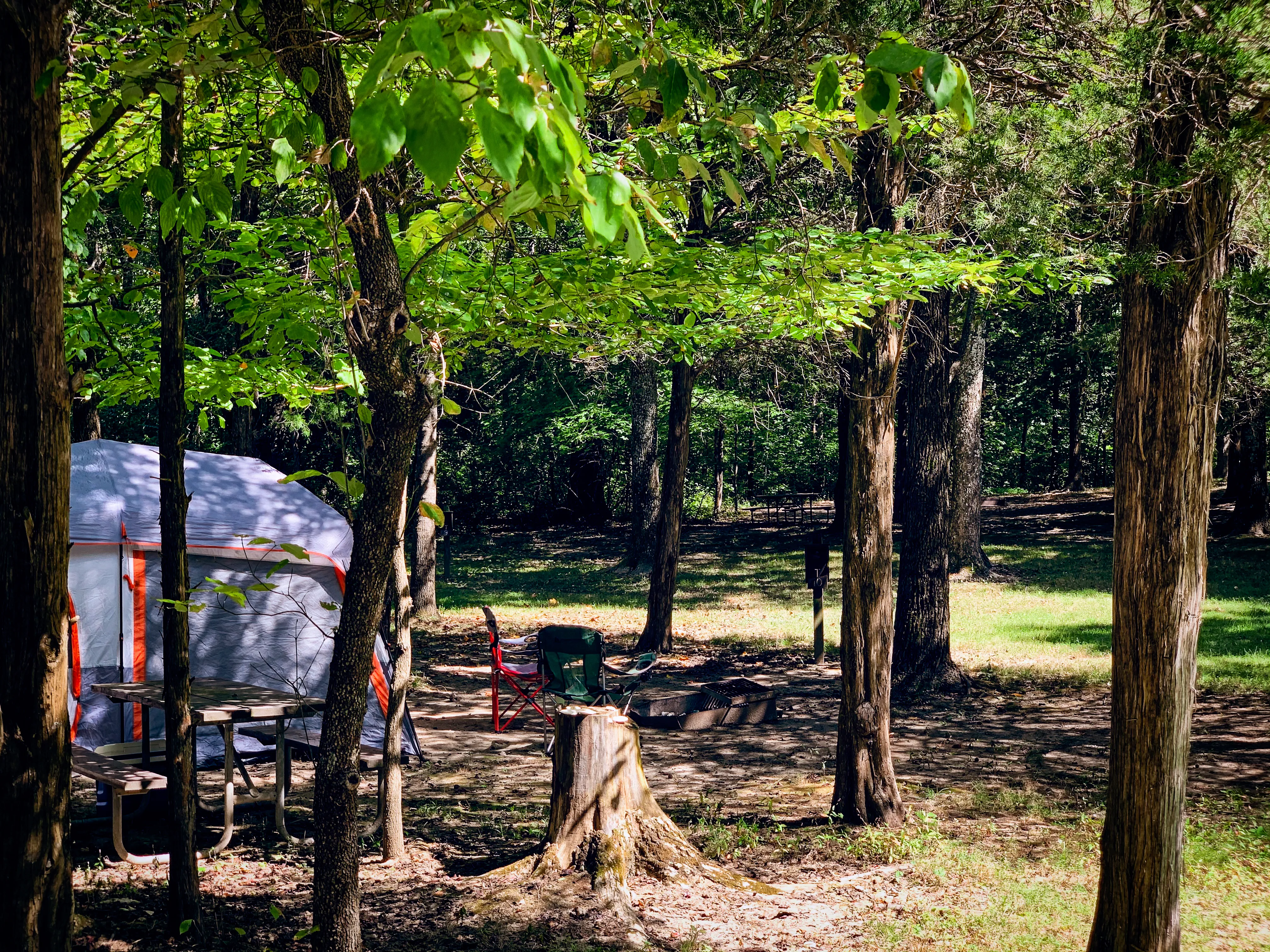 Camp at Giant City State Park Campground
