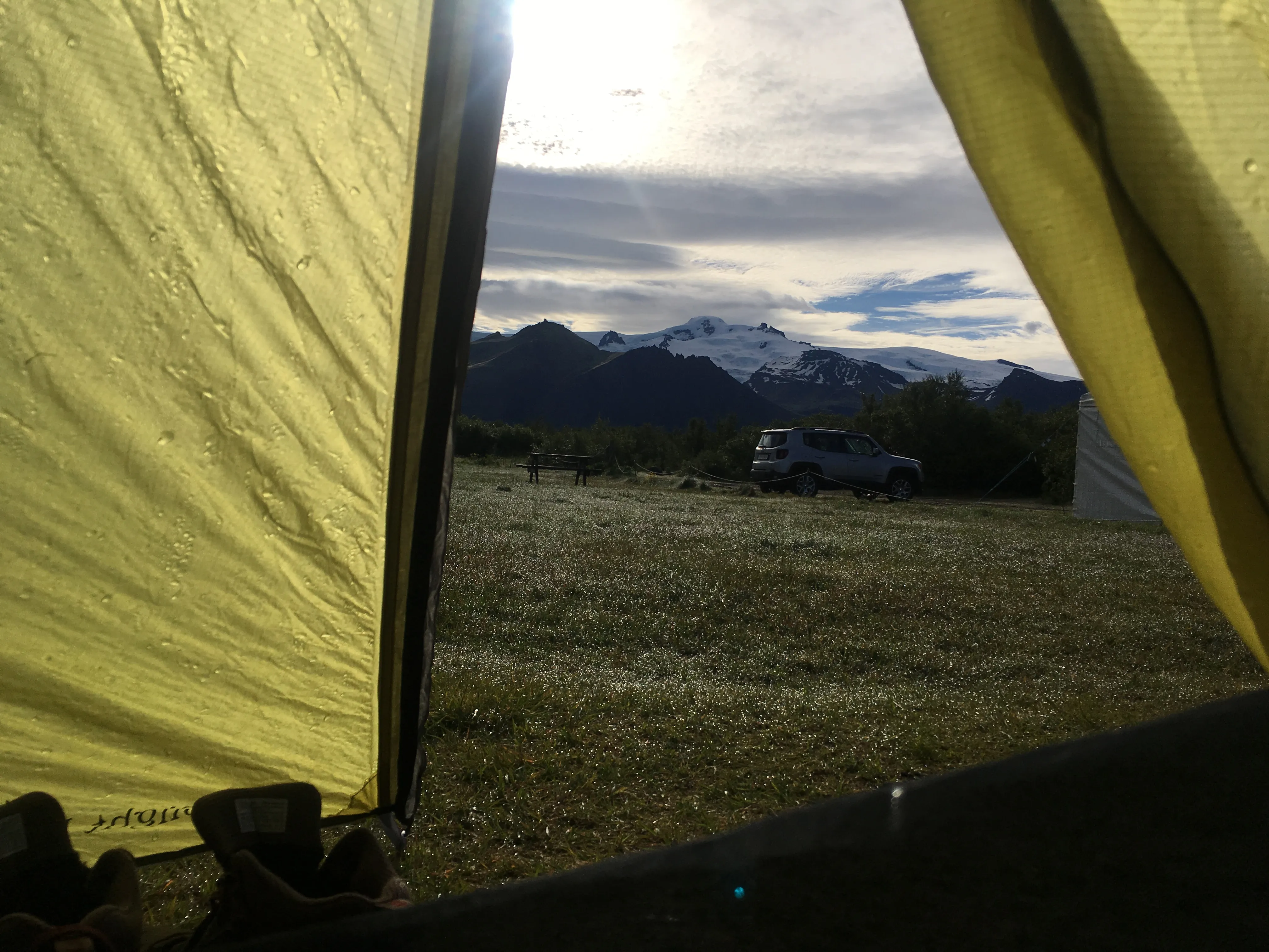 Camp at Skaftafell Campground