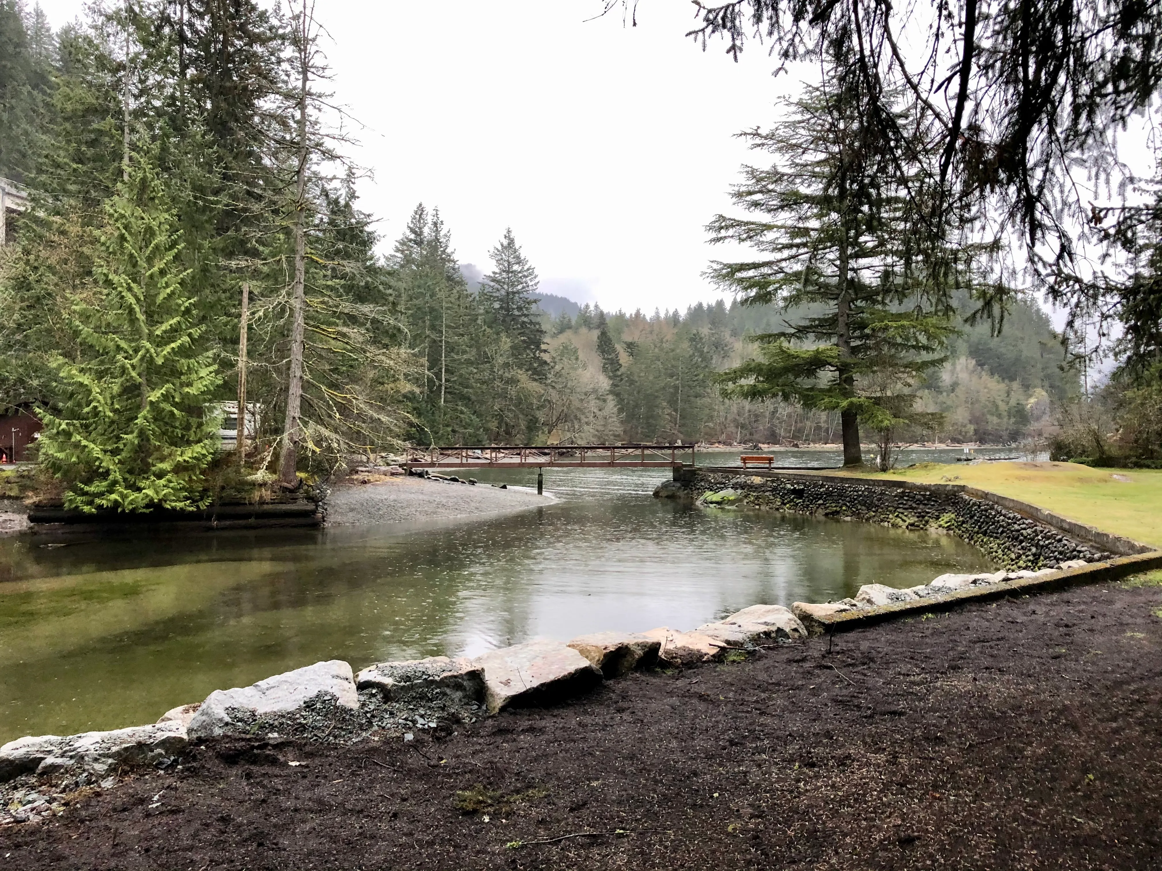 Camp at Porteau Cove Provincial Park 