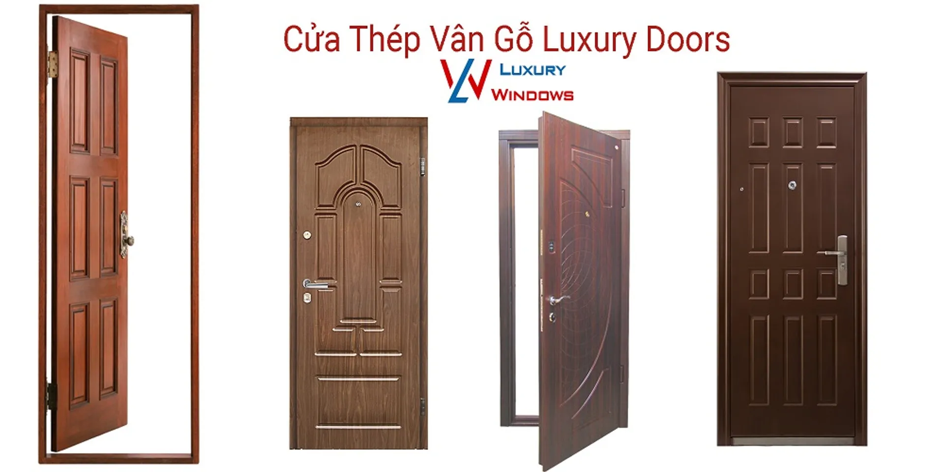 Cửa thép vân gỗ