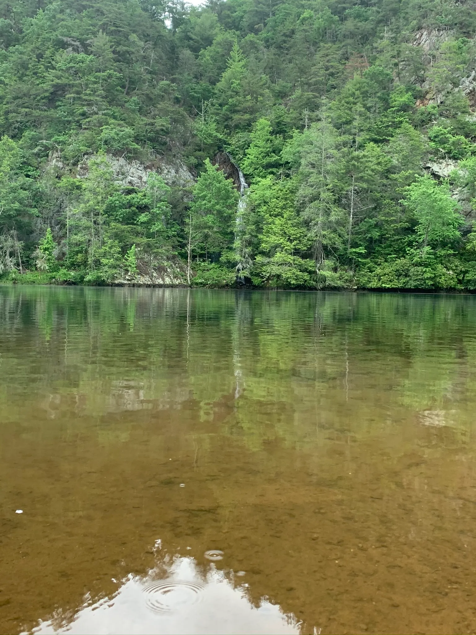 Kayak at Wilbur dam 
