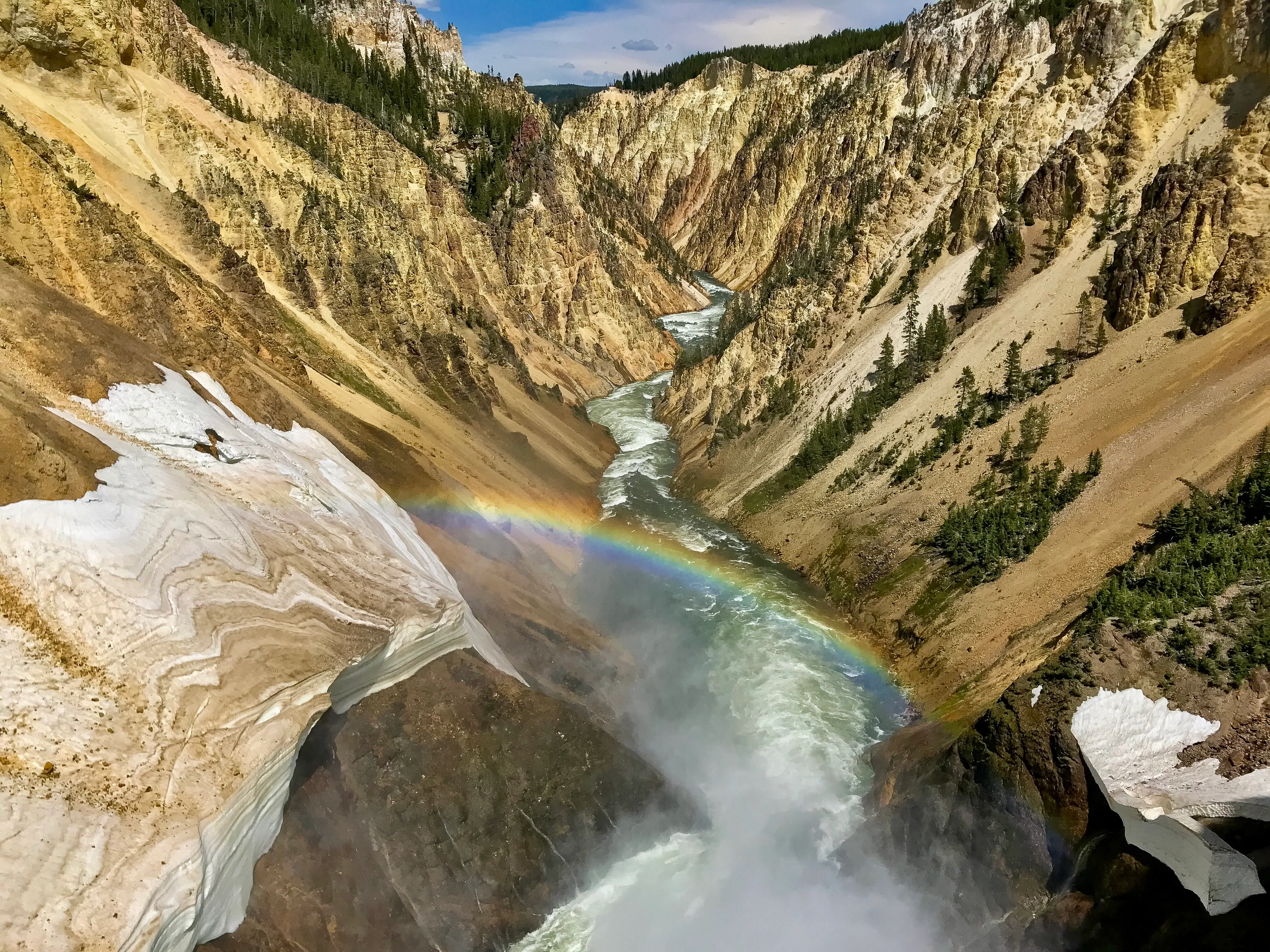 Brink of the Lower Falls Trail