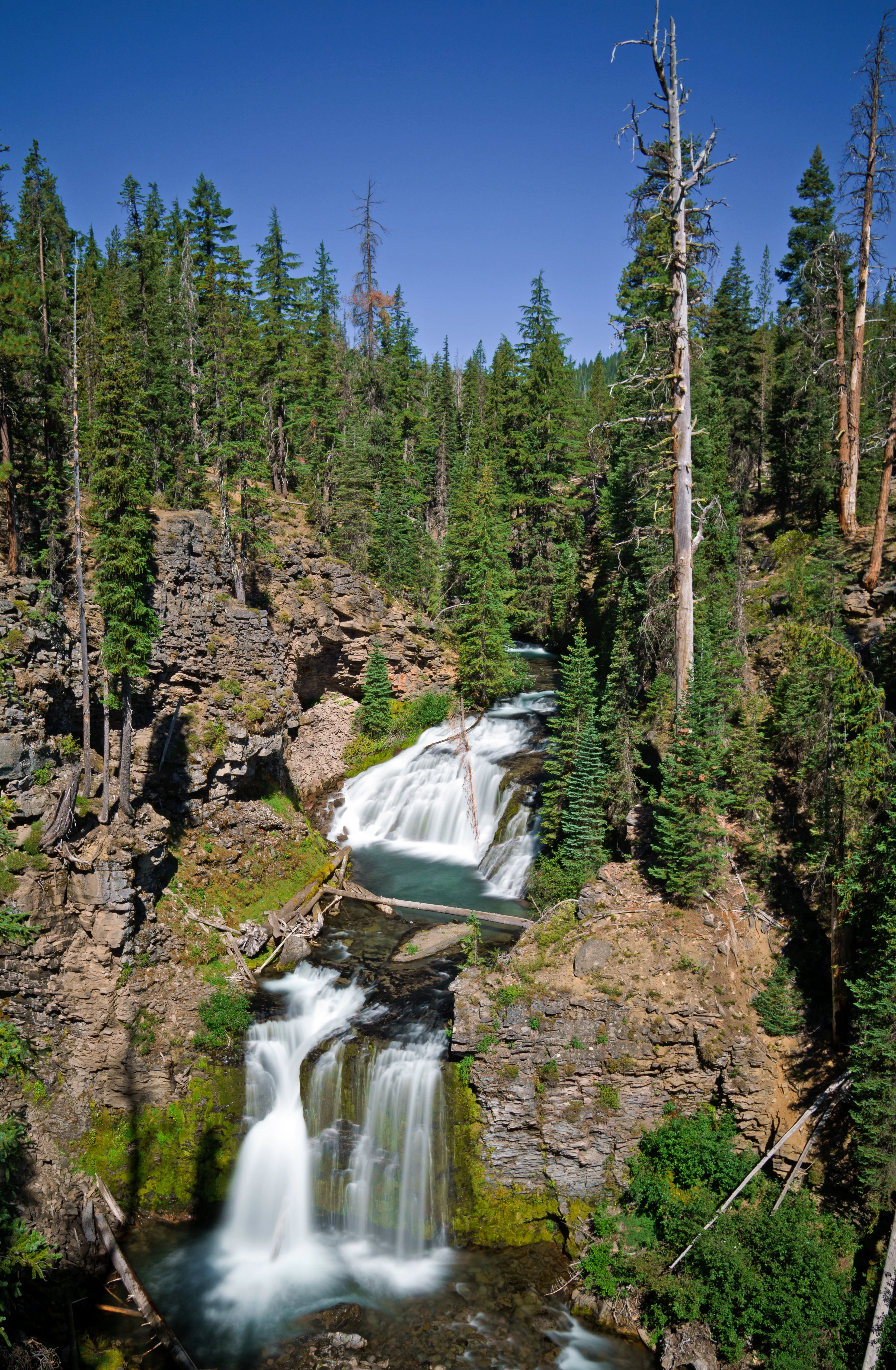 Tumalo Falls and Double Falls