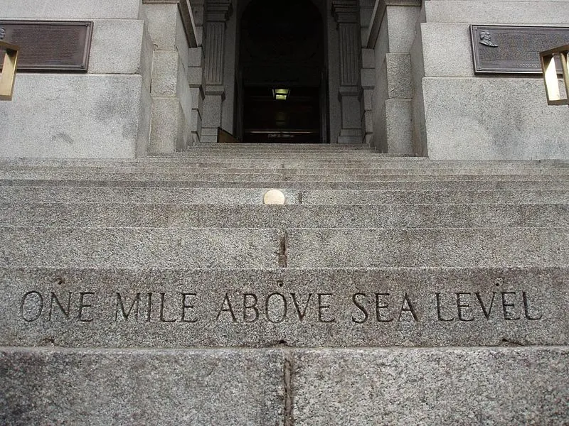 Mile-High Steps at the Colorado State Capitol