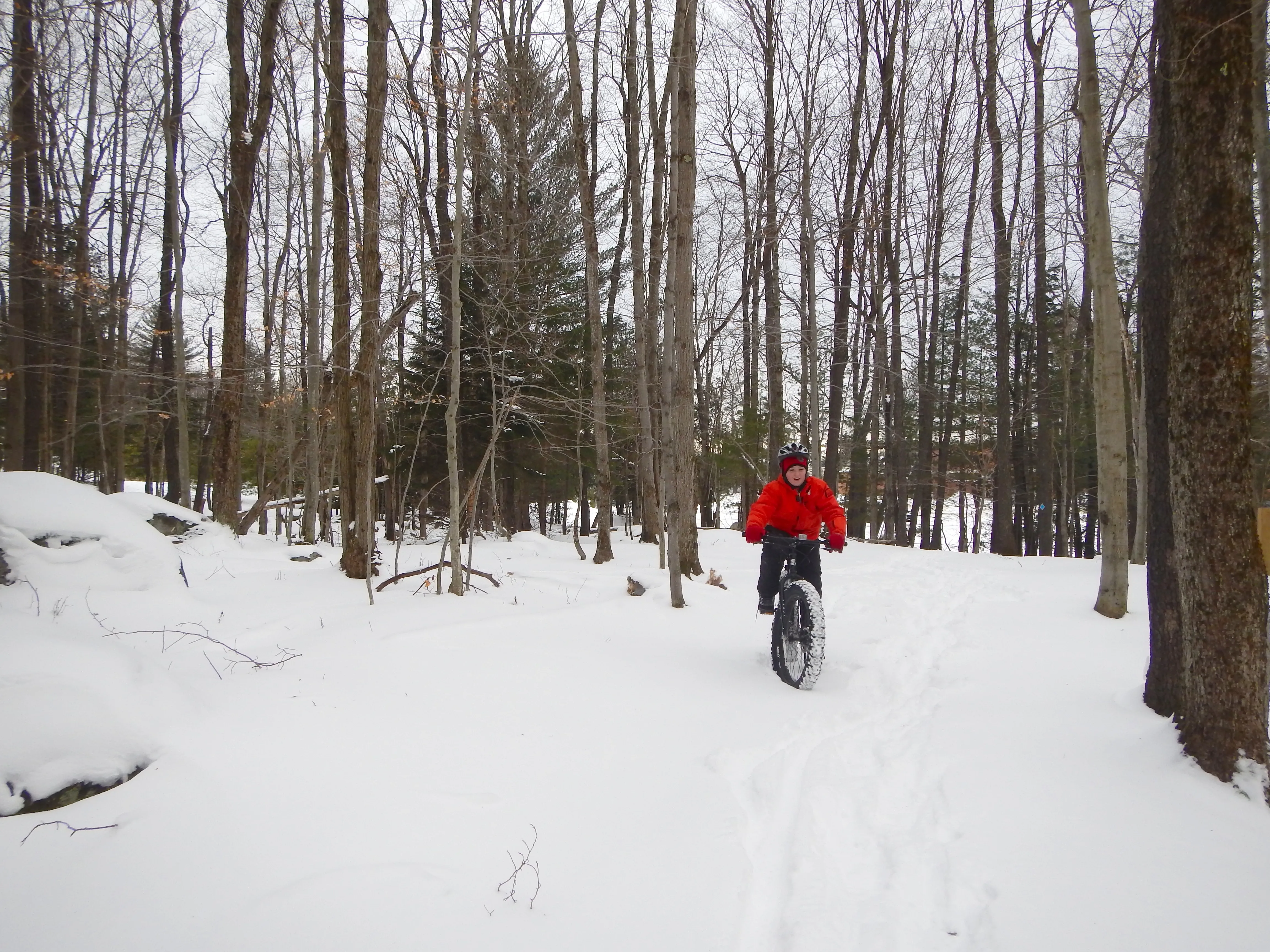 Fat Bike the TOBIE Pedestrian and Bike Pathway